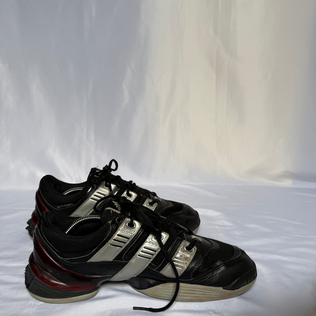 Adidas Sneaker Torsion Equipo Stabil OG (2005) – Schwarz/Silber/Rot – Größe 46 (US 11)