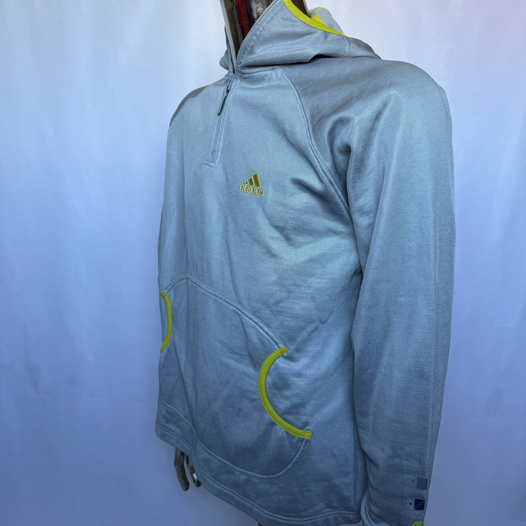 Adidas Hoodie (Pullover / Sweatshirt) – frühe 00er Jahre Vintage - Größe XL