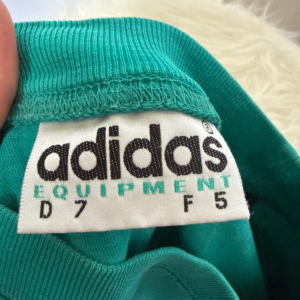 adidas Equipment 90er Vintage T-Shirt / Shirt – EQT – Grün – Gr. L