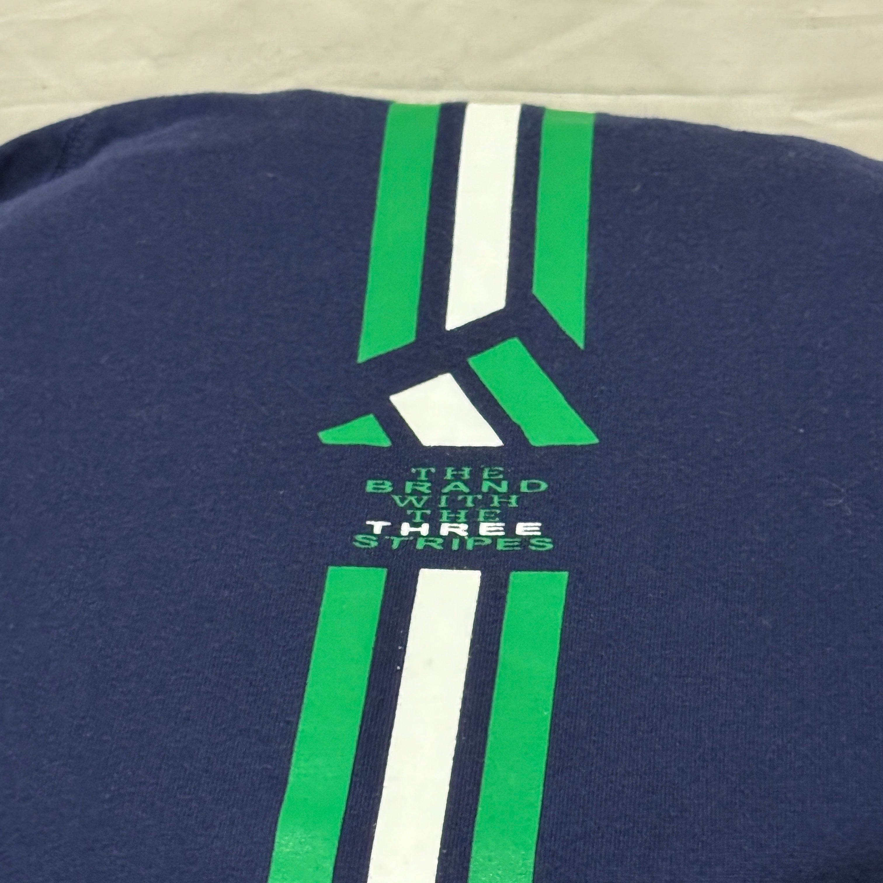 Adidas T-Shirt – späte 90er / frühe 00er Vintage - Größe S