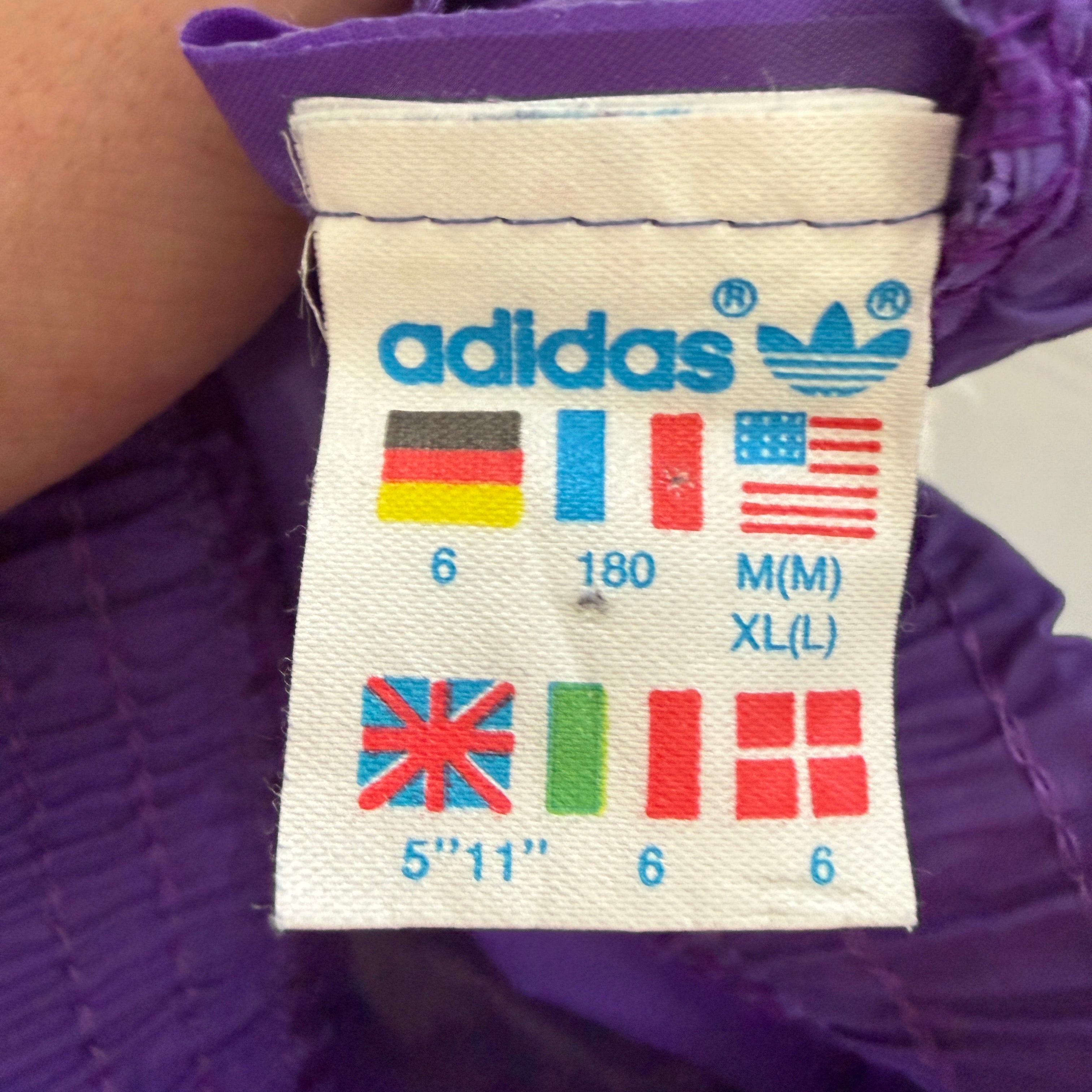 adidas 80er Vintage Track Pants / Hose – Ventex Production (Rarität) – L