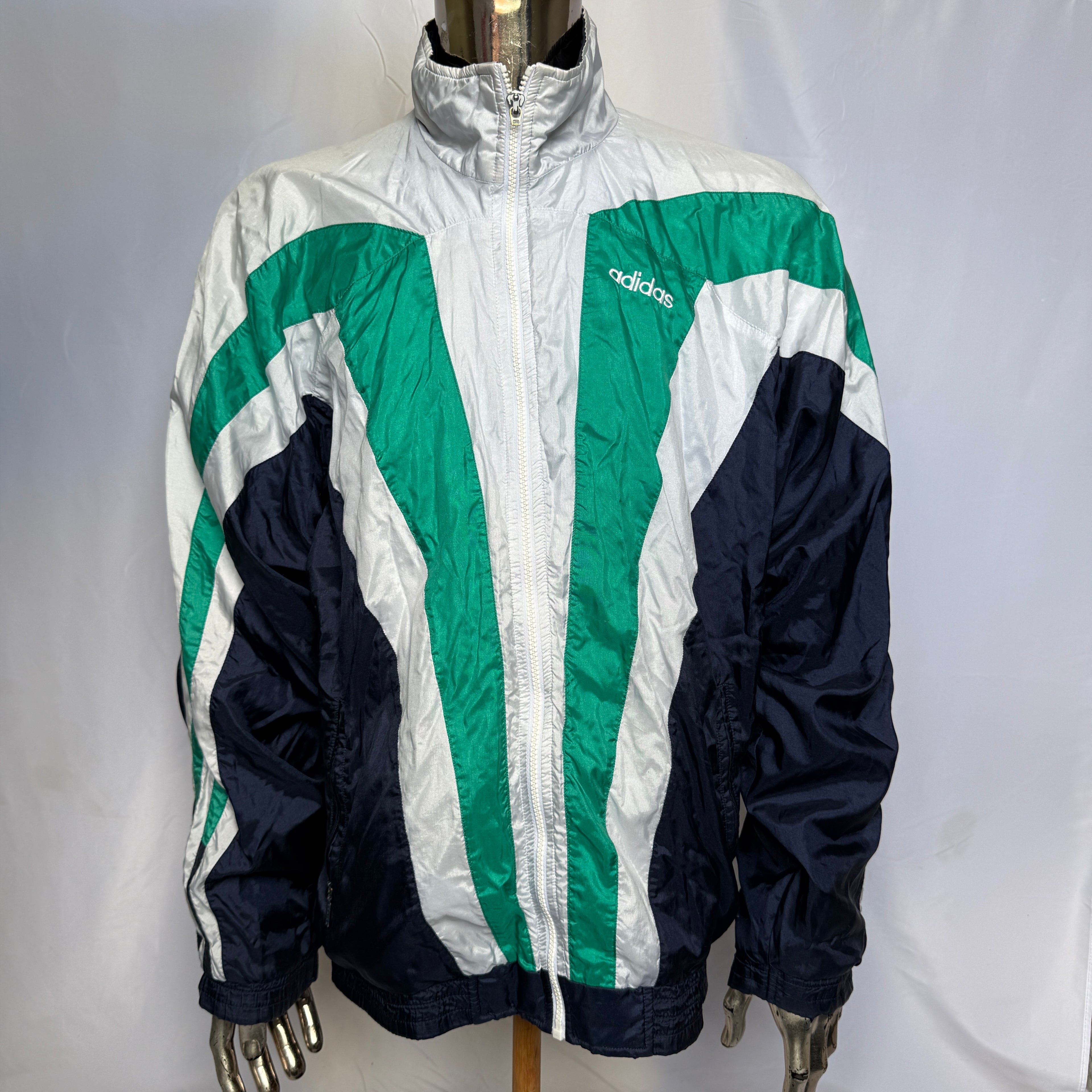 adidas 90er Vintage Track Jacket /Windbreaker / Jacke – Gr. L