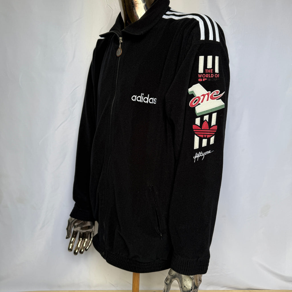 adidas 90er Vintage/Y2K Track Jacket / Jacke / Fleece - selten - Gr. L