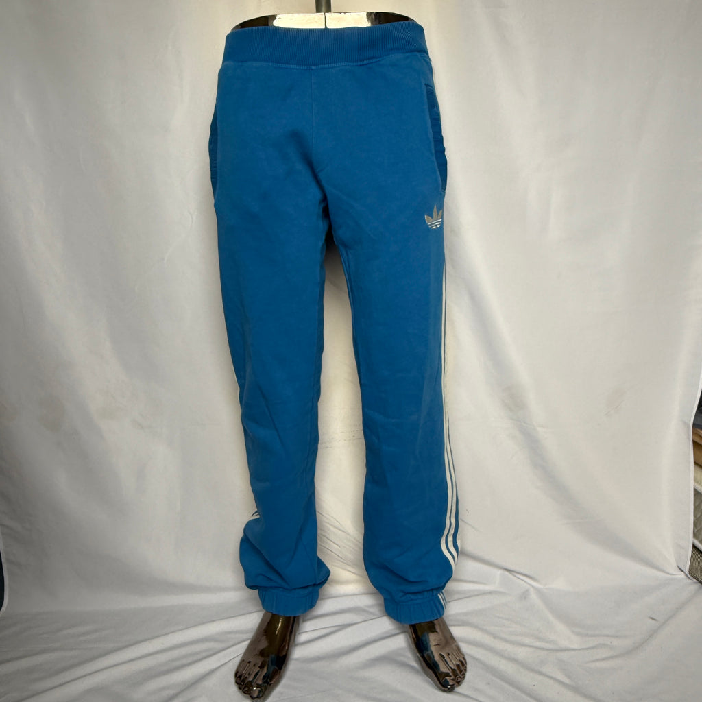 adidas Originals Vintage Track Pants / Jogginghose – Blau/Weiß – Gr. 46 (M)
