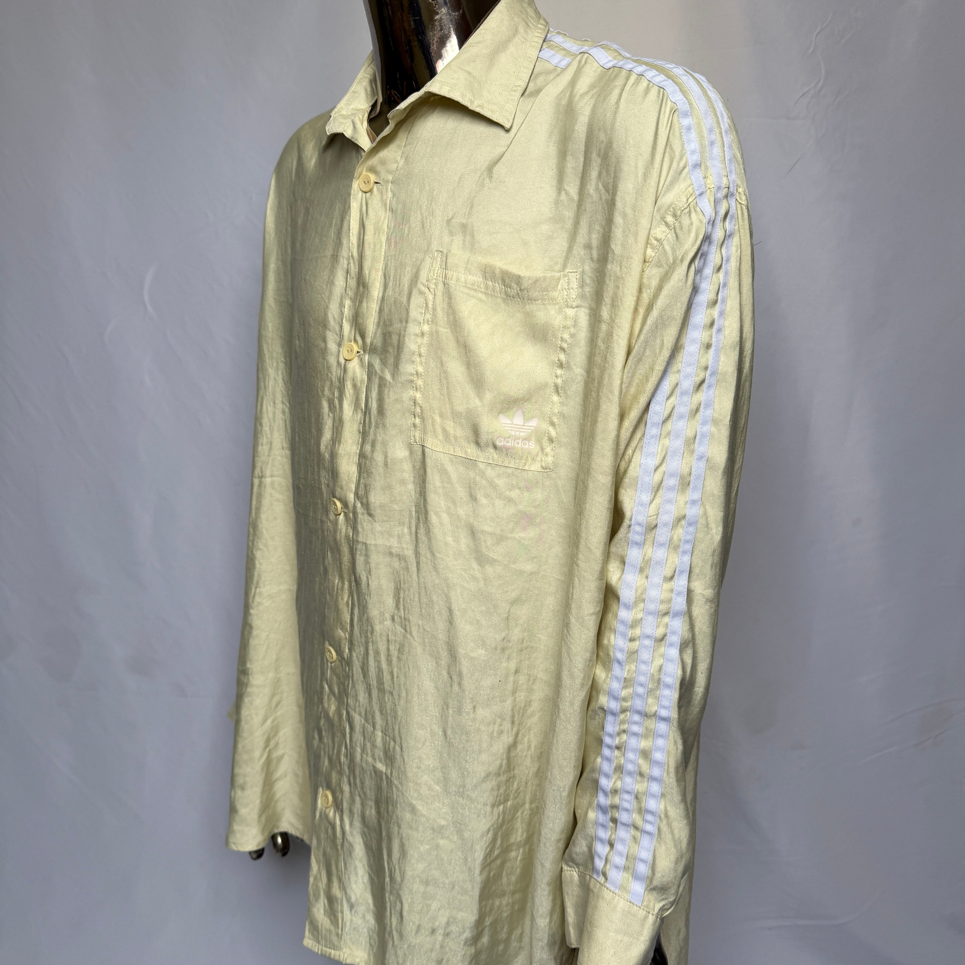 Adidas Originals Damen Satin Shirt / Bluse / Hemd – Gr. 38 (M)