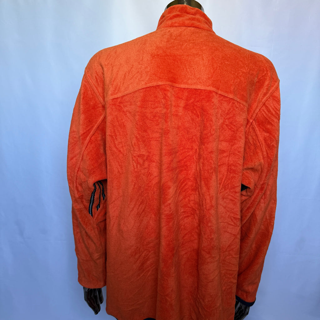 Adidas Half-Zip Fleece Pullover / Sweatshirt – späte 1990er Vintage - Größe L