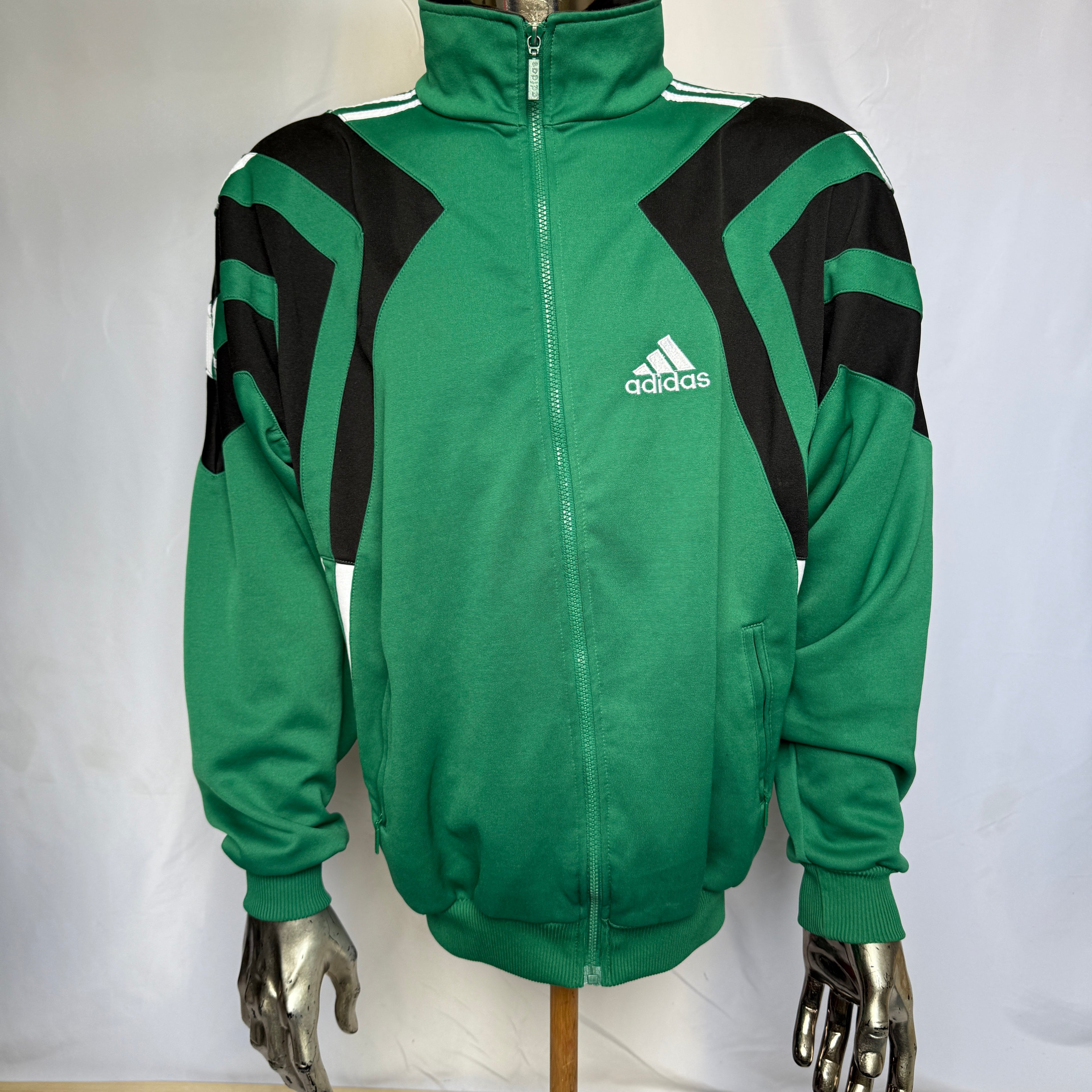 adidas 90er Vintage Track Jacket / Trainingsjacke (Y2K) – Gr. M