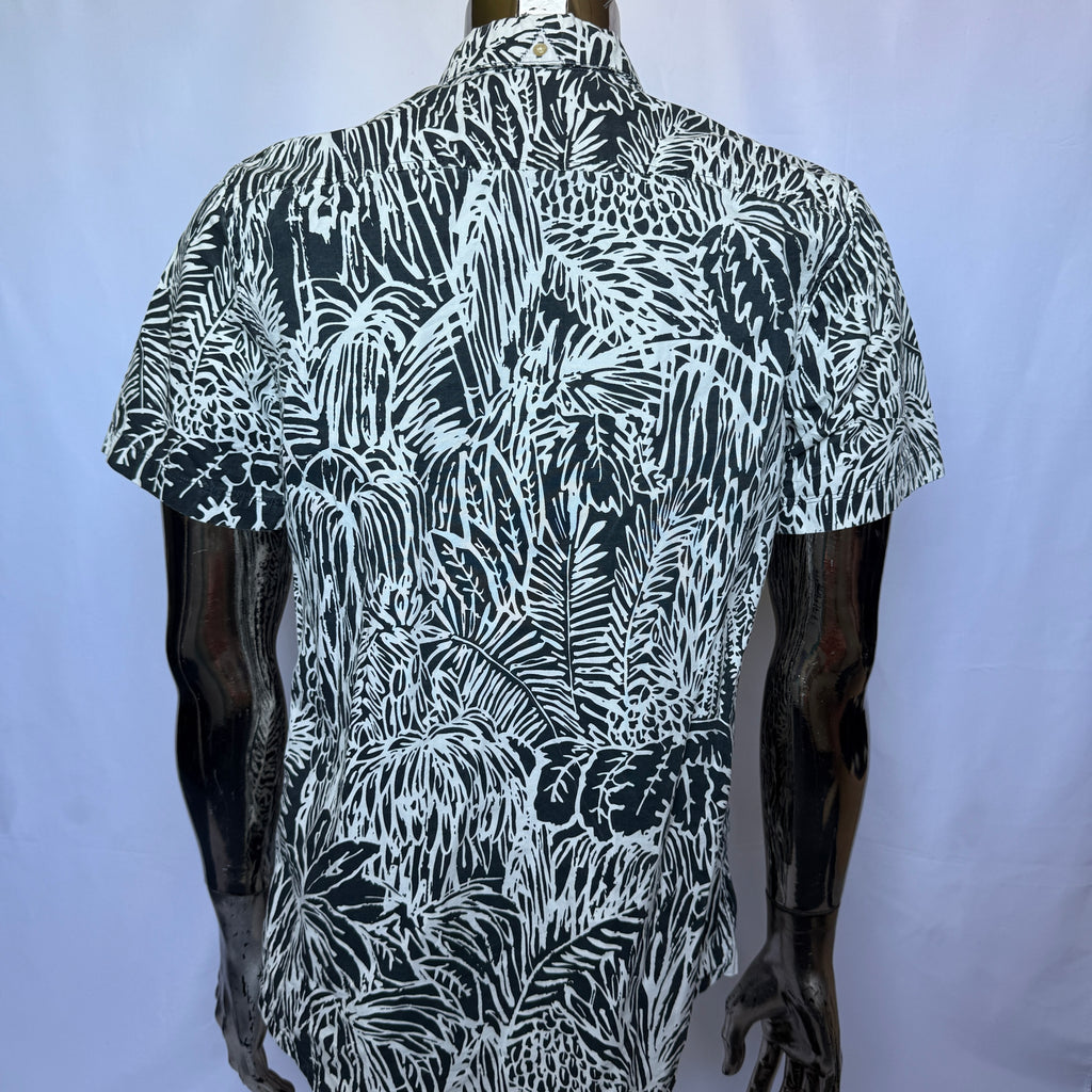 Adidas Originals Hemd – Tropical Leaf Pattern – Größe M