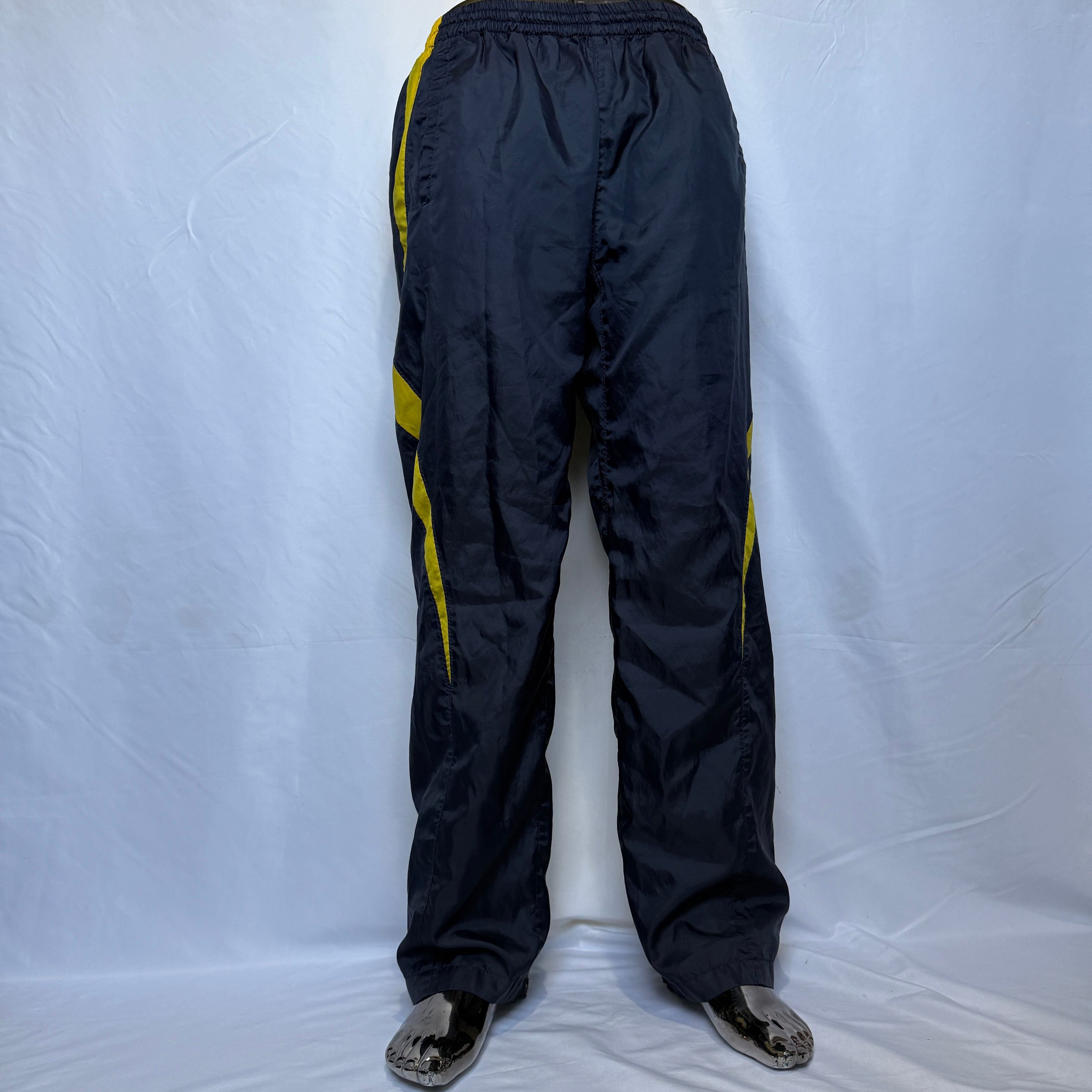 adidas Nylon Jogginghose / Trainingshose – 00er Vintage – Gr. L
