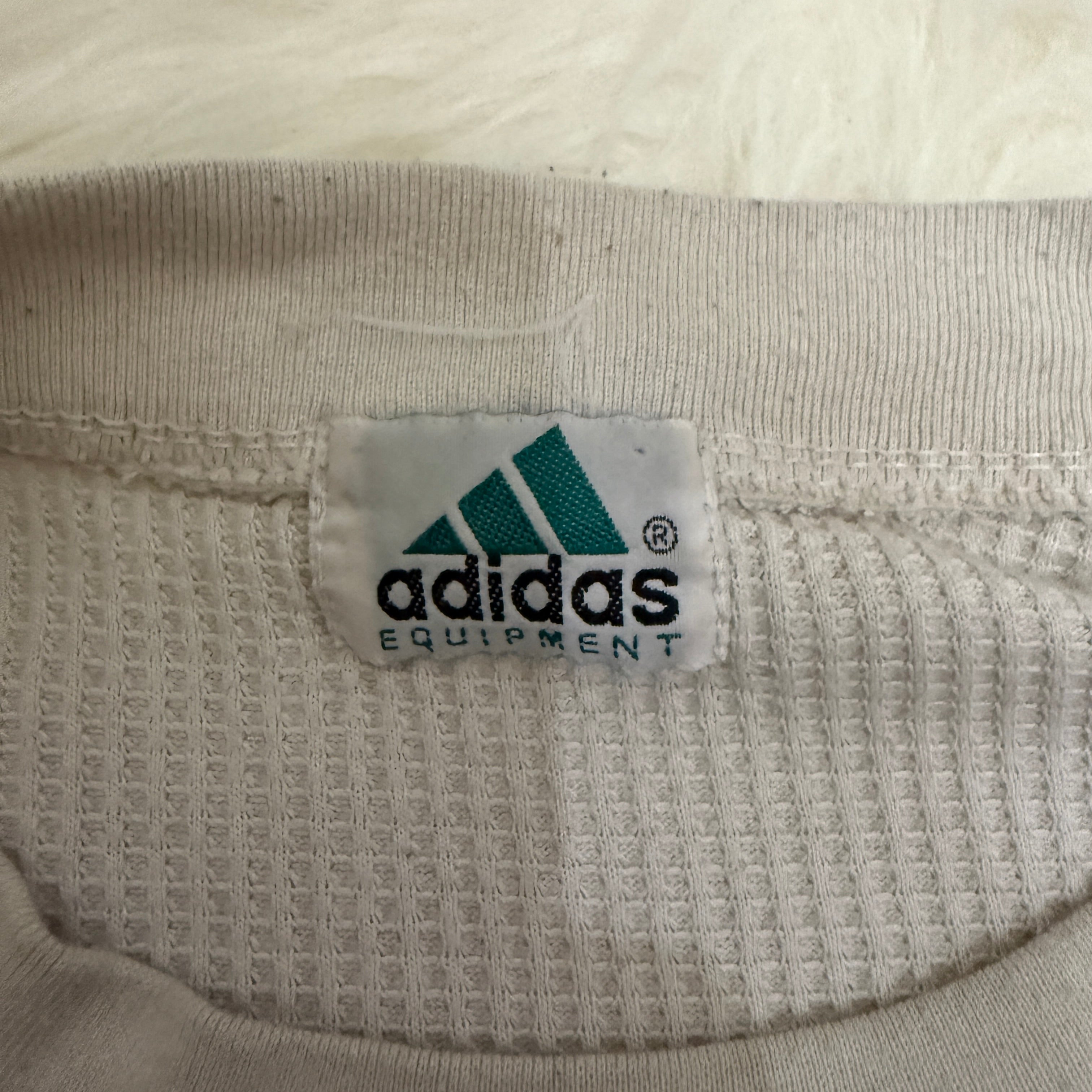 adidas Equipment Logo Shirt 90er Vintage – selten – Gr. L
