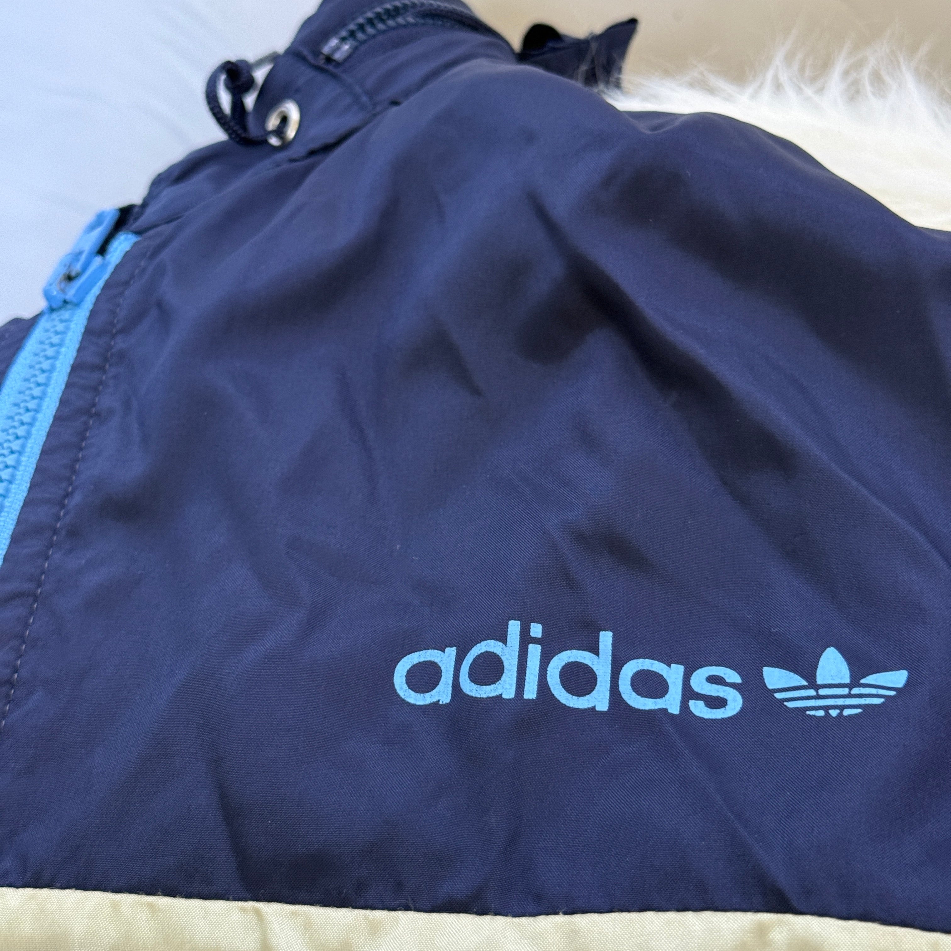 adidas 90er Vintage Windbreaker / Jacke – Gr. S (eher M)