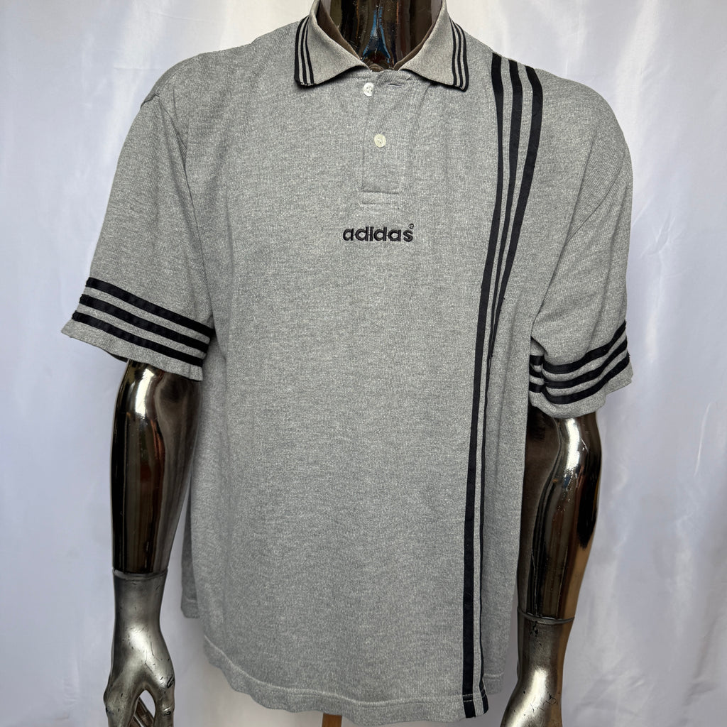 Adidas Equipment Poloshirt / Polohemd – 90er Jahre Vintage - Größe L