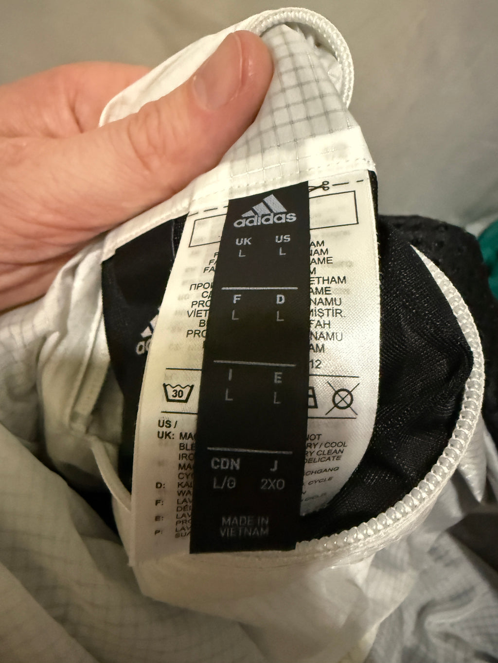 Adidas Wende-Jacke – Gameday/Anyday Reversible – Größe L