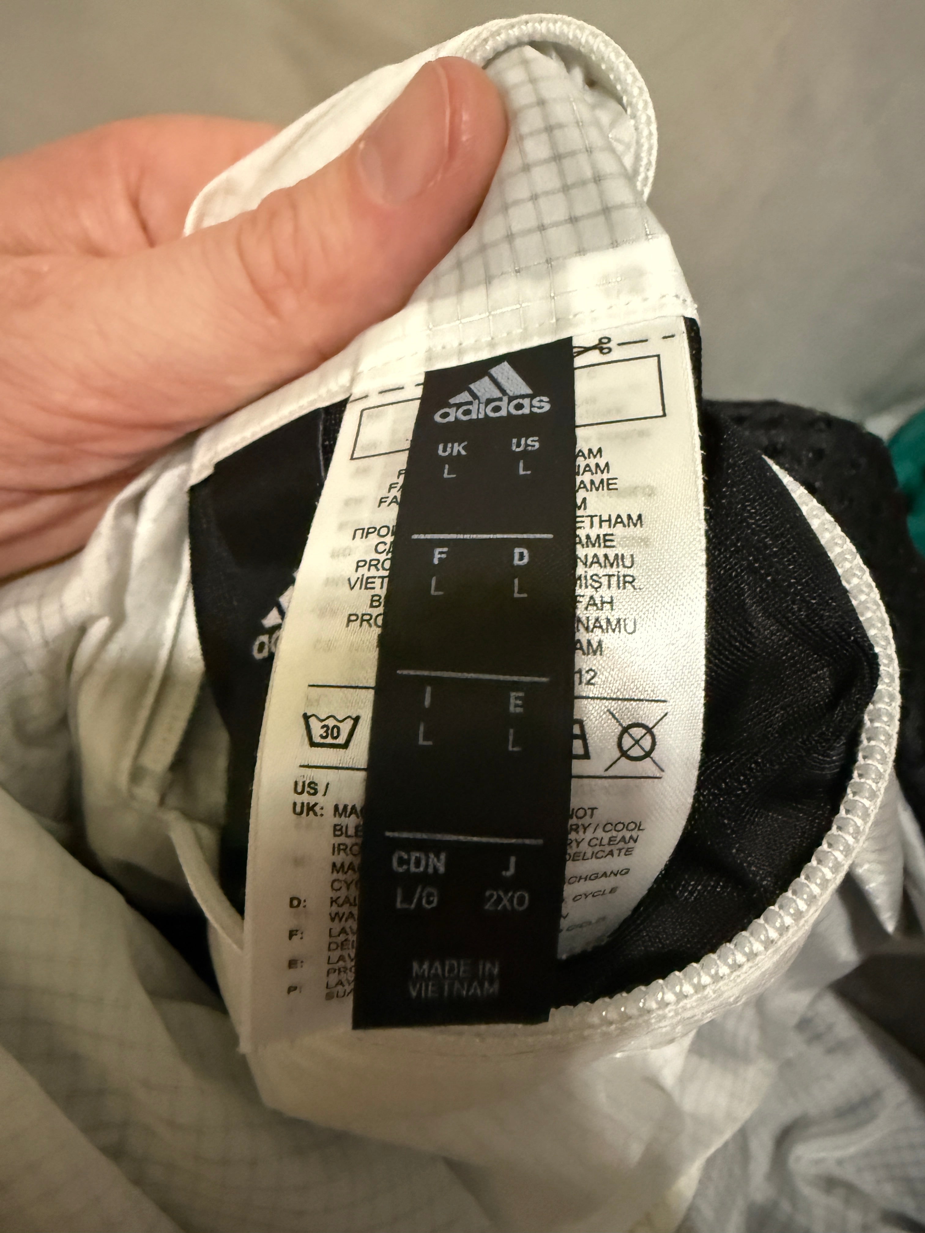 Adidas Wende-Jacke – Gameday/Anyday Reversible – Größe L