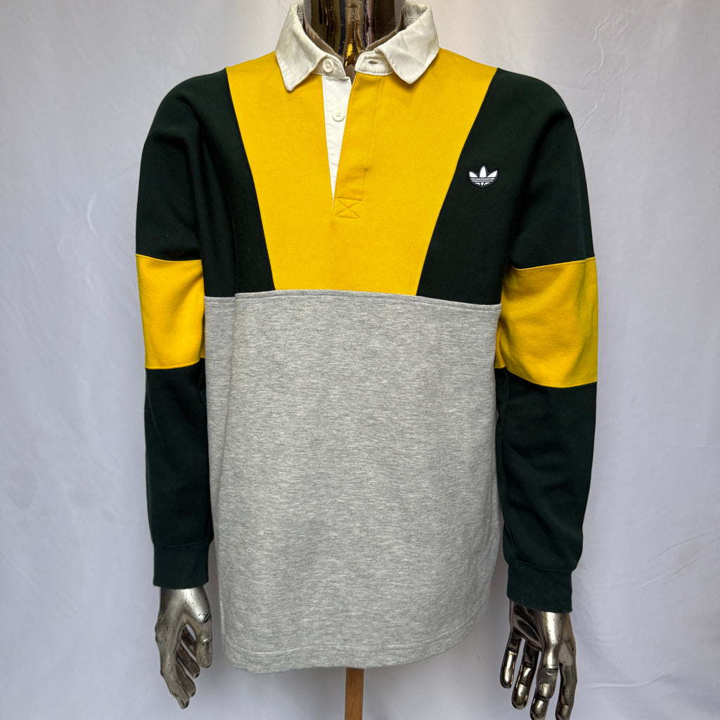 adidas Originals Rugby Sweatshirt / Polo – Retro – Gr. M