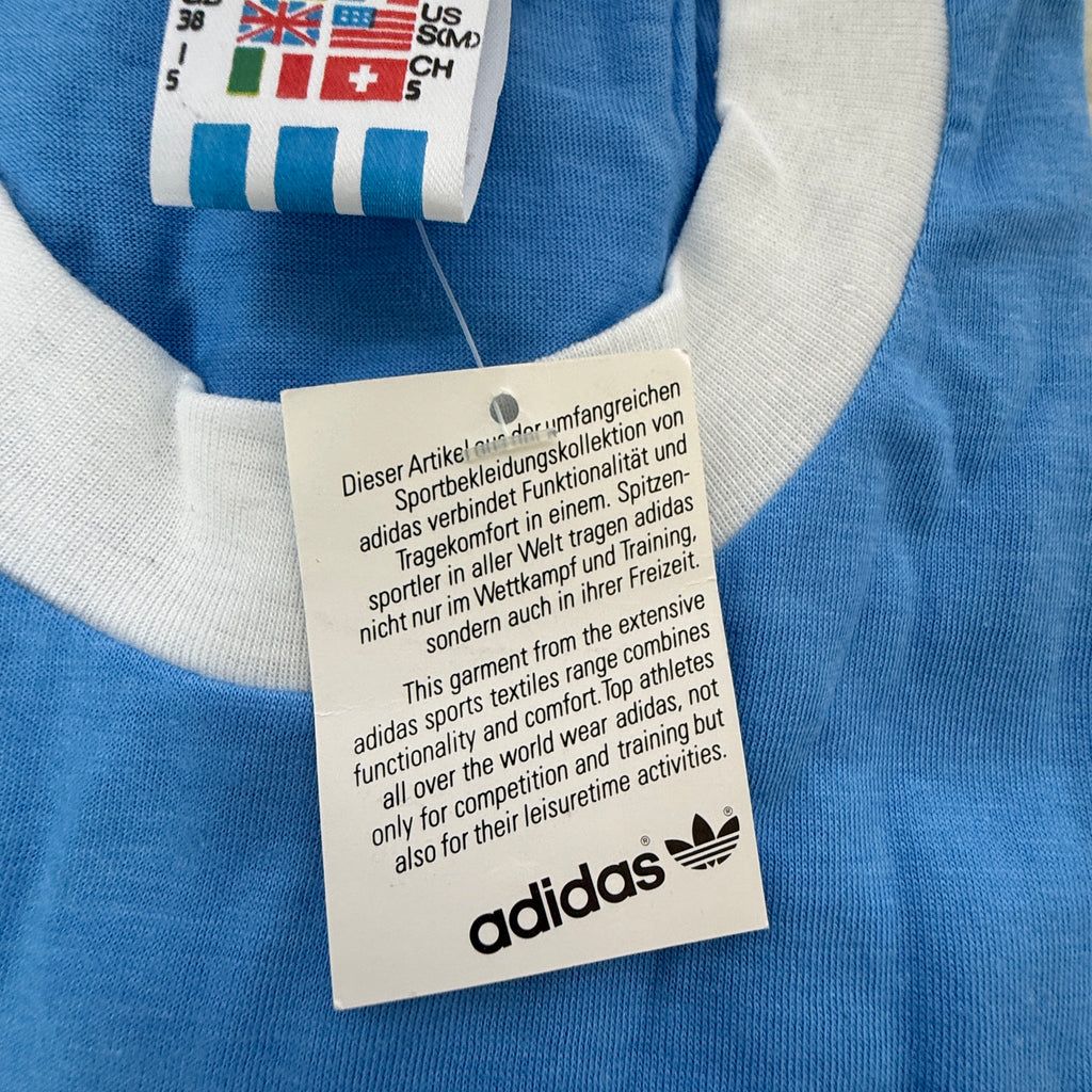 adidas 80er 90er Vintage T-Shirt – neu, Deadstock – Rarität – Gr. S