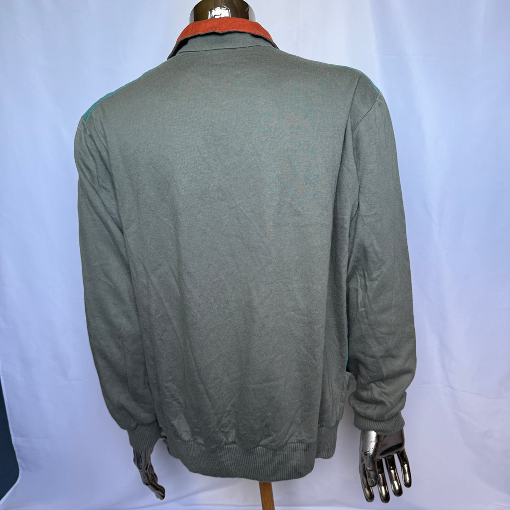 Adidas Vintage Sweatshirt / Polo – Made in France – 80er Jahre (Vintage / Rarität) - Größe L