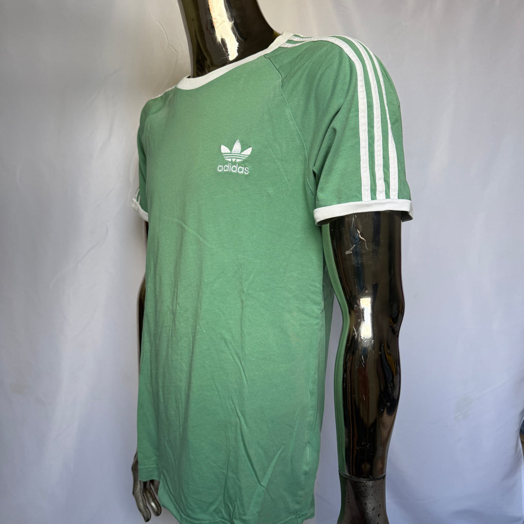 adidas Originals T-Shirt – Trefoil Logo – Green Classic – Gr. M