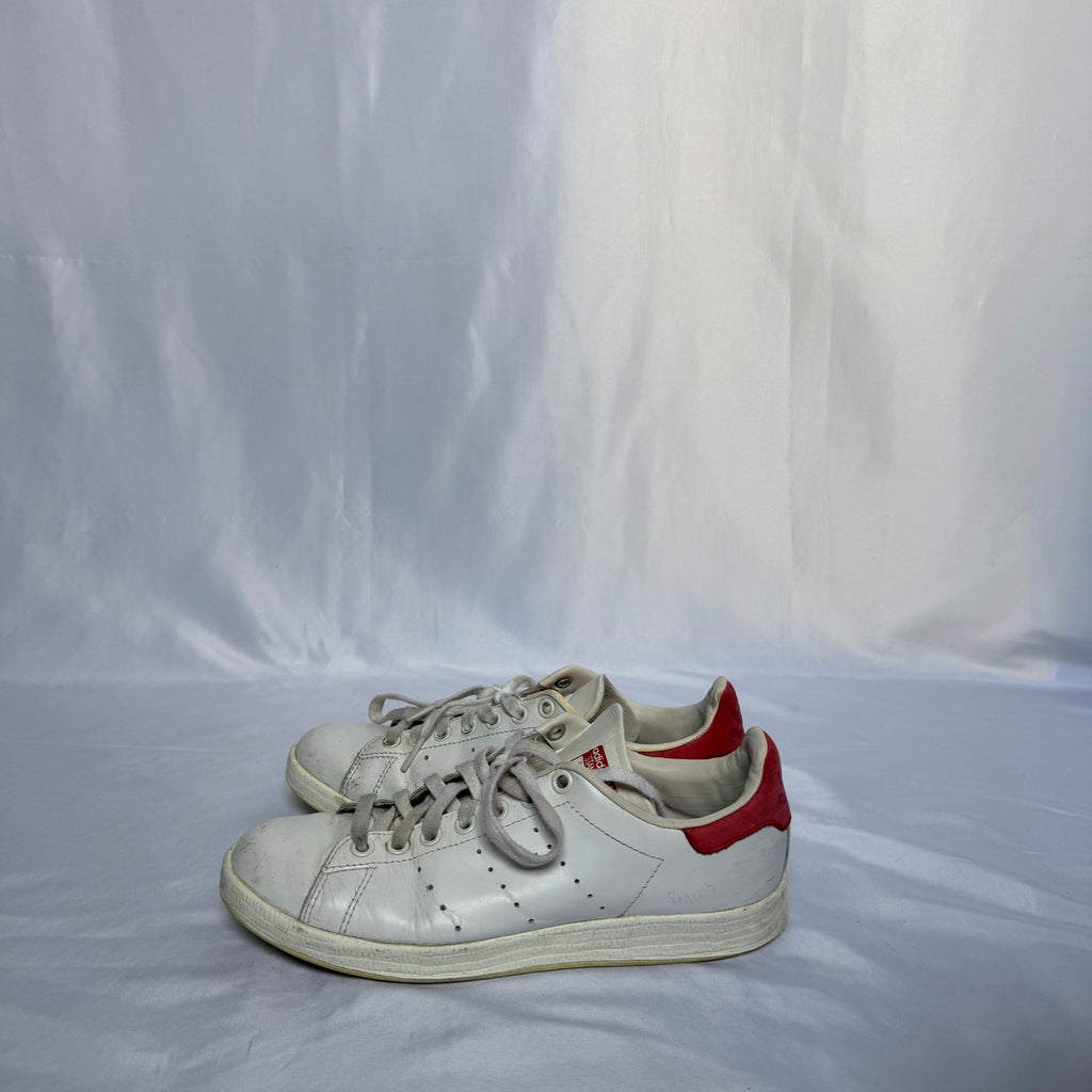Adidas Stan Smith – Weiß/Rot – Größe 40⅔ (US 7)