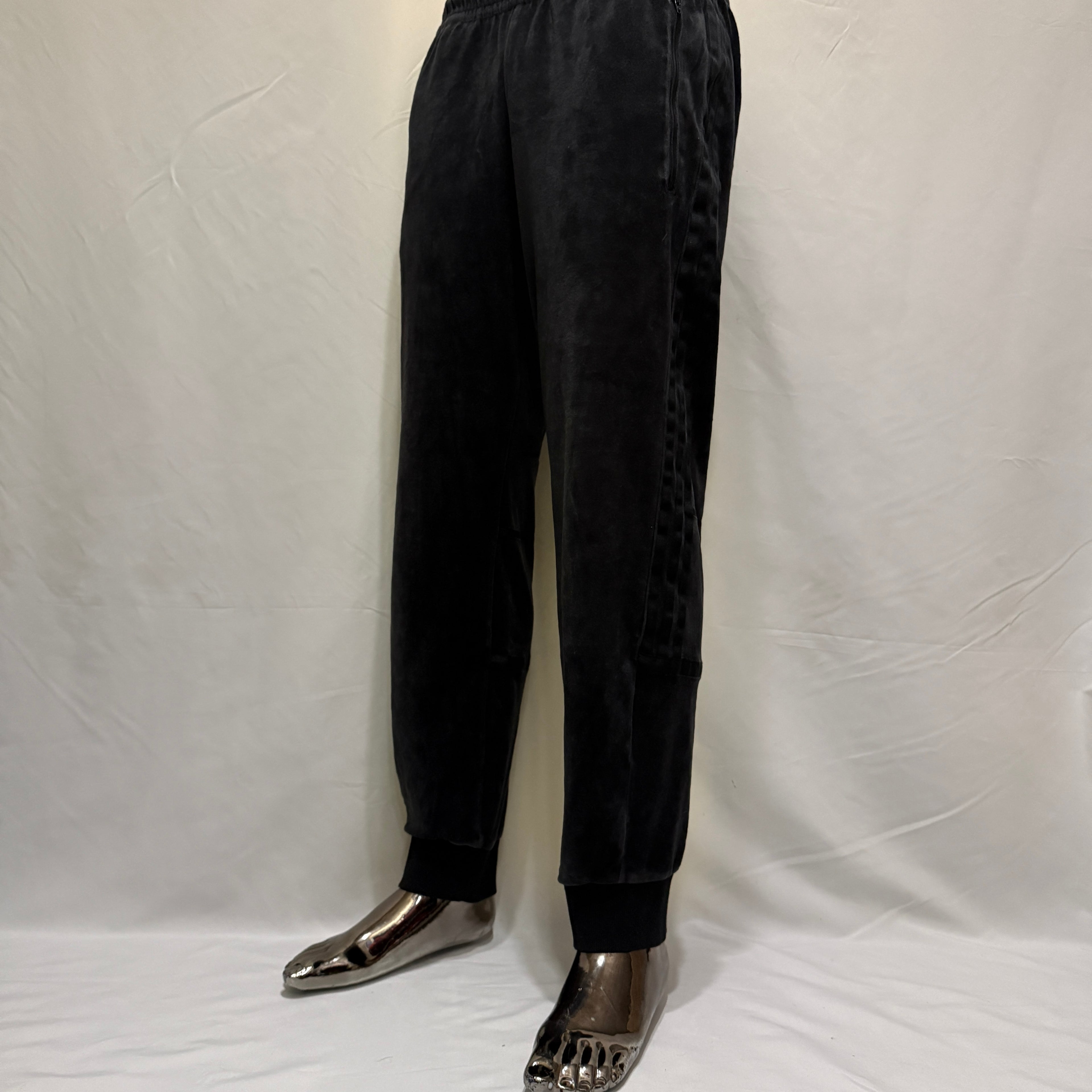 adidas Velour / samt Jogginghose / Trainingshose – Gr. M