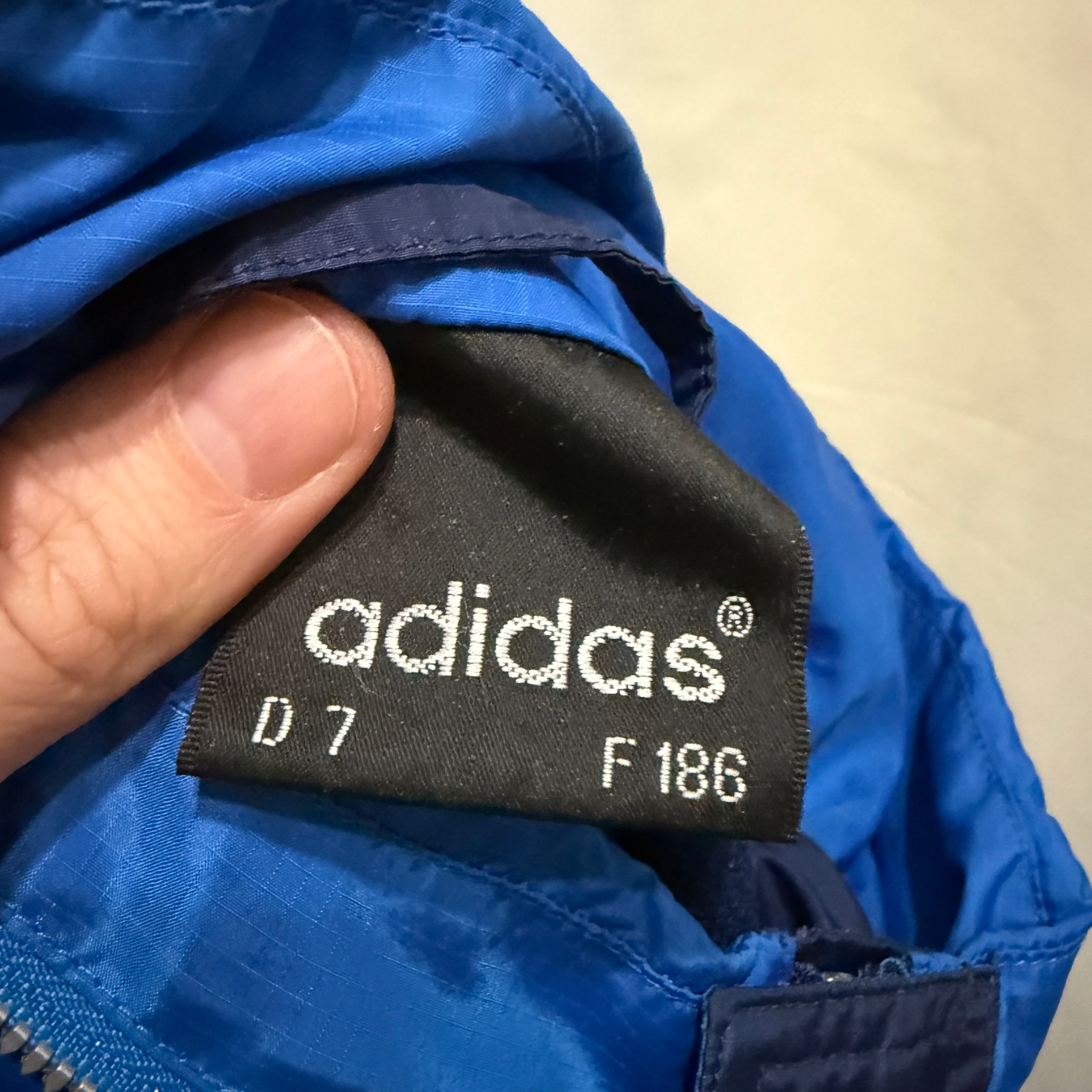 Adidas Windbreaker / Jacke – frühe 90er Jahre Vintage – Größe XL