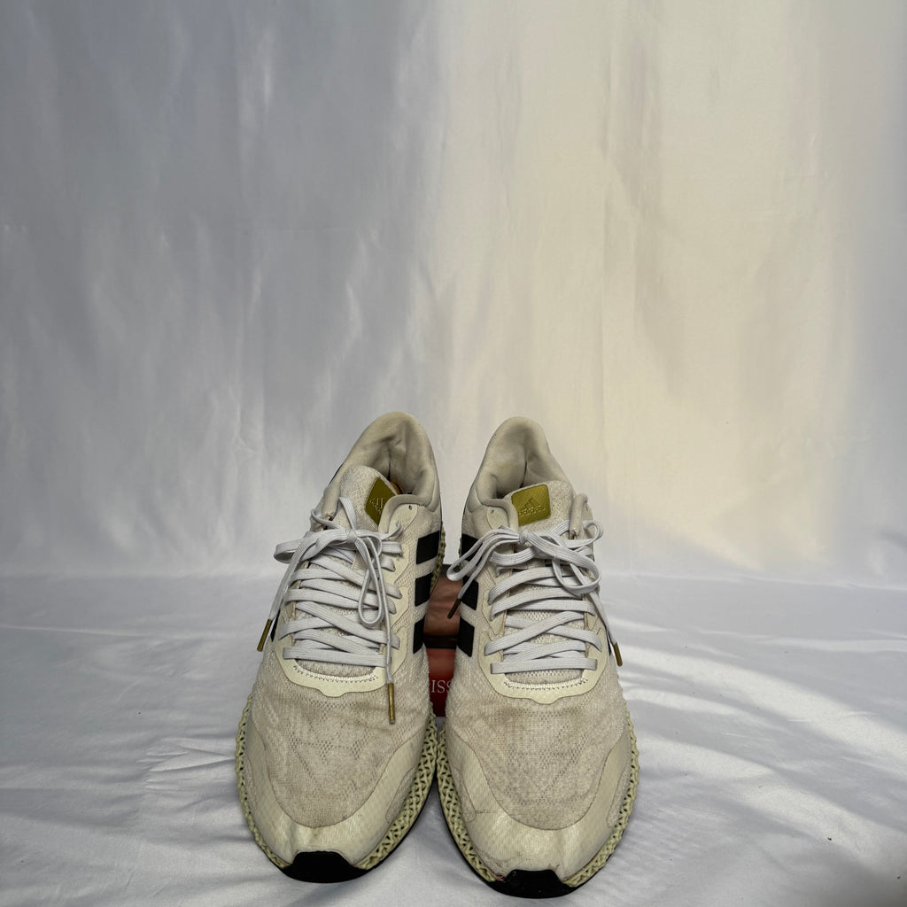 Adidas 4D Futurecraft Runner – Weiß/Reflective – Größe 46 (US 12,5)