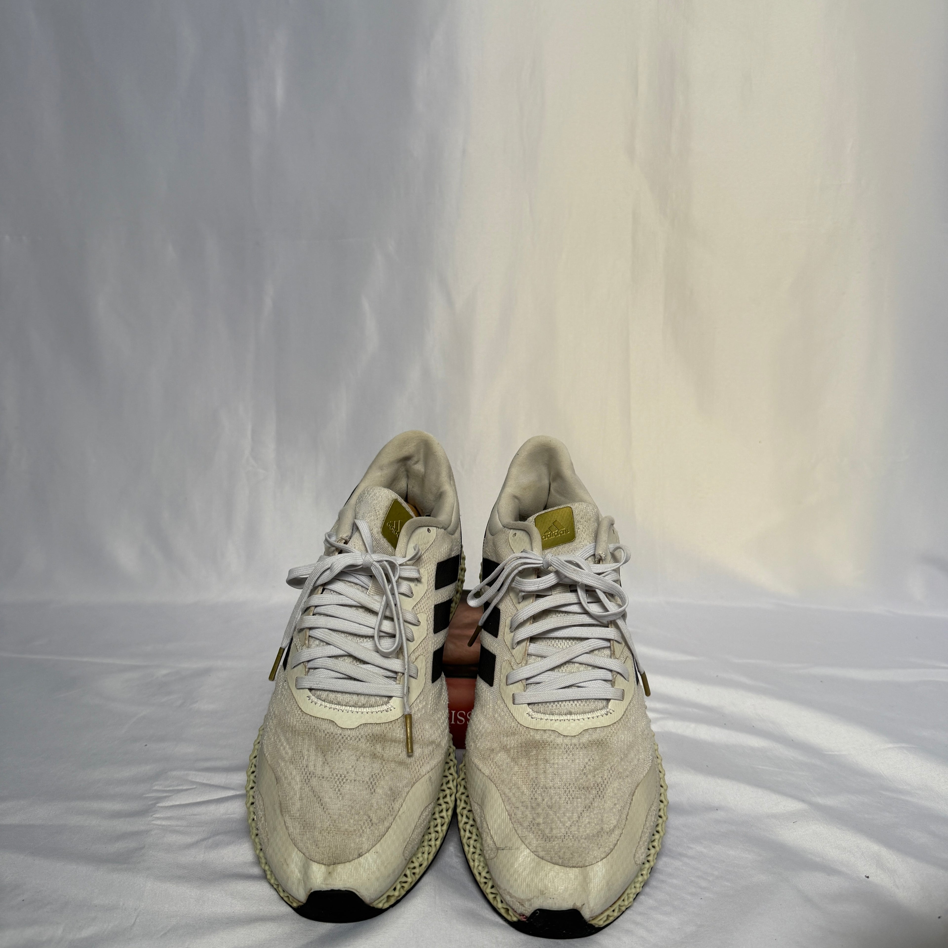 Adidas 4D Futurecraft Runner – Weiß/Reflective – Größe 46 (US 12,5)