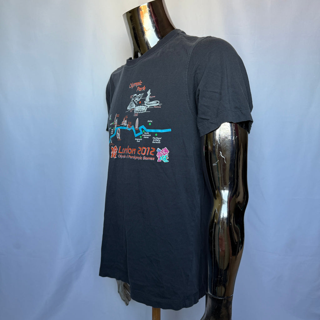 London 2012 Olympische Spiele T-Shirt – Official Product – Map Edition - Größe M