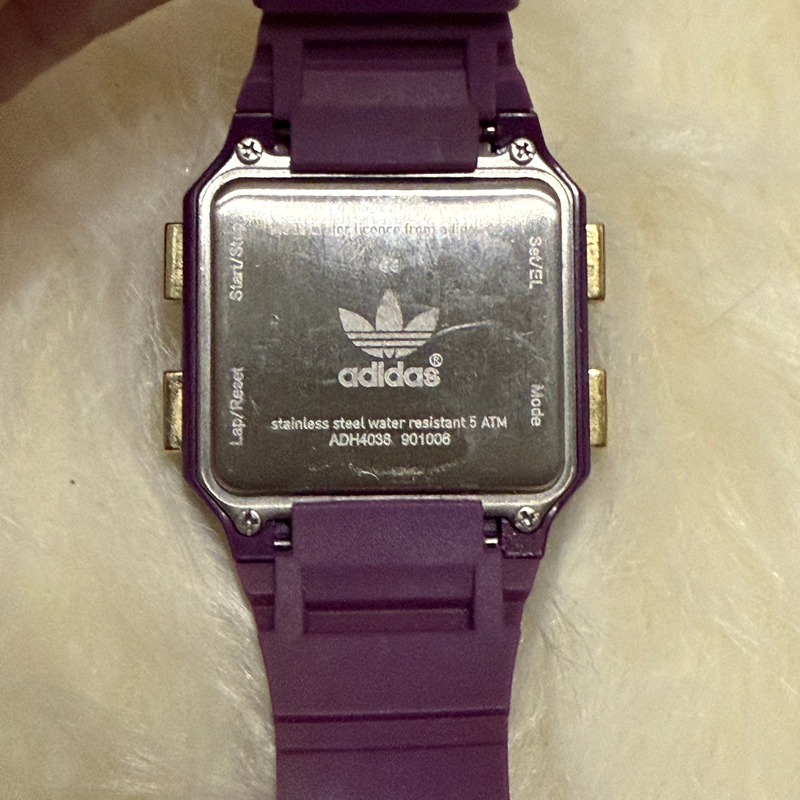 Adidas Originals Digital Watch / Armbanduhr – Retro - Lila
