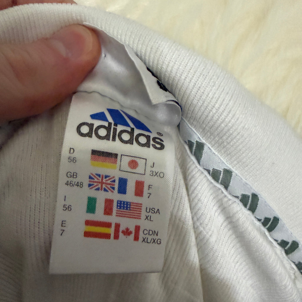 adidas 90er Vintage Polo Shirt / Polohemd Structured – Gr. XL