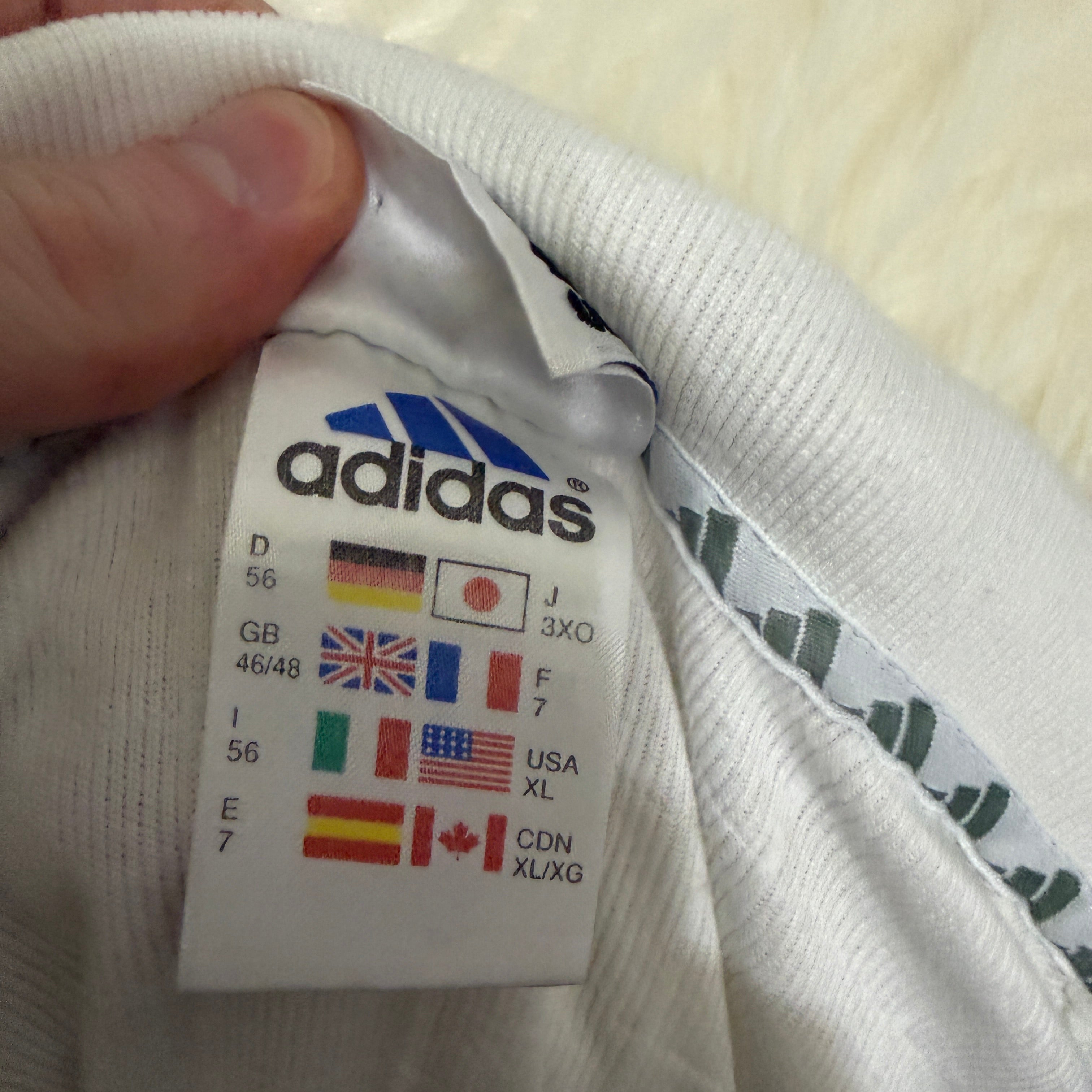 adidas 90er Vintage Polo Shirt / Polohemd Structured – Gr. XL