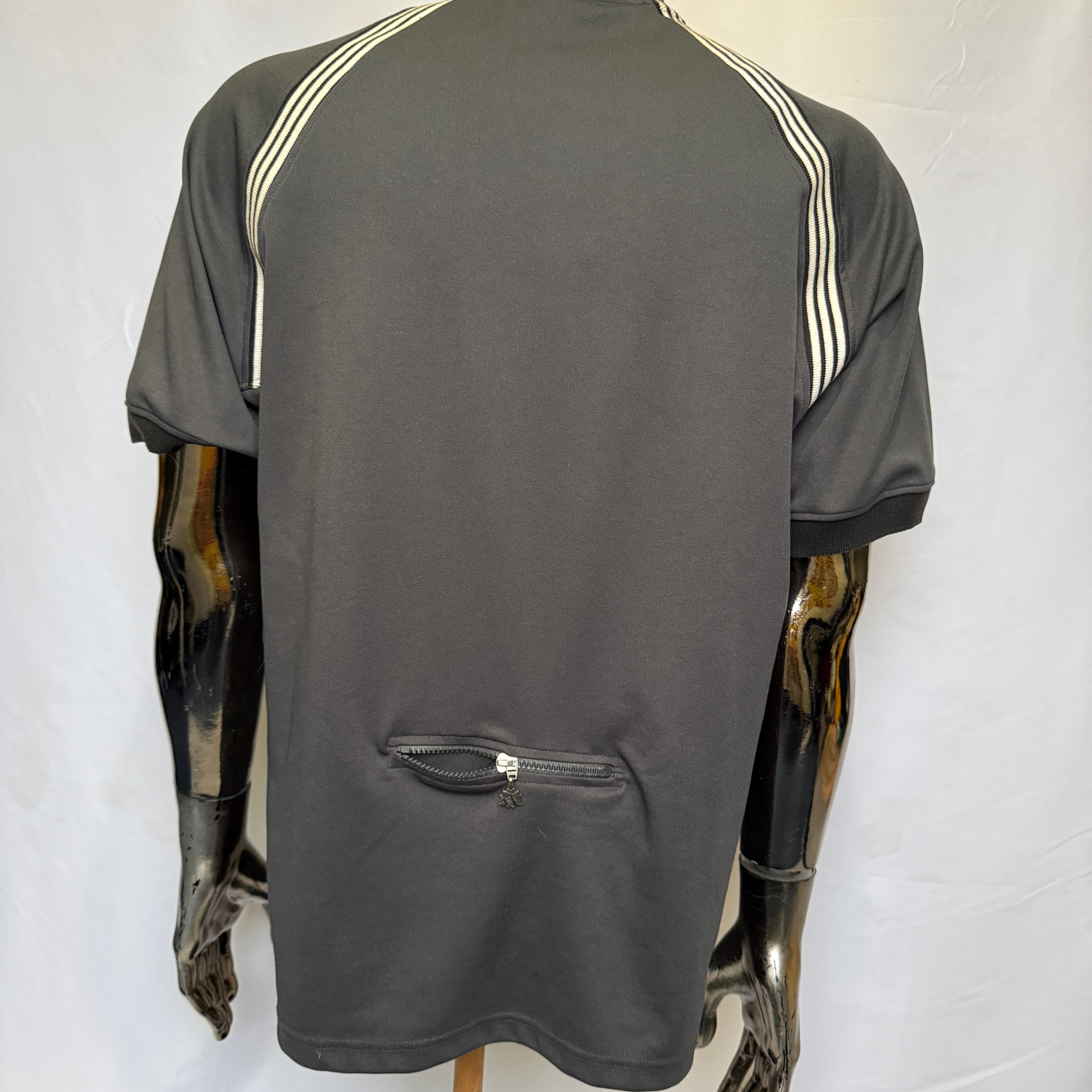 adidas 90er Vintage Polo Shirt / Polohemd (Tasche hinten)  Gr. XL