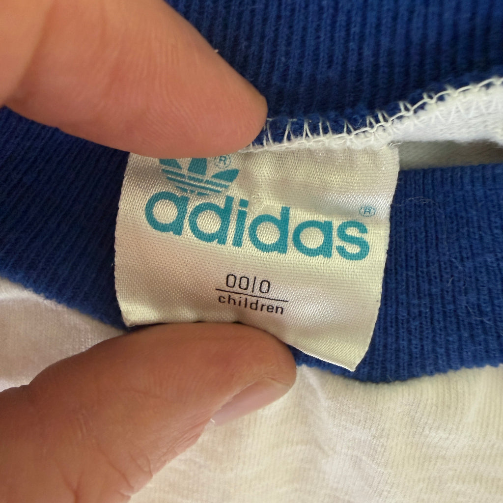 adidas 70er 80er Vintage Shirt – Made in West Germany Rarität – Gr. 00/0