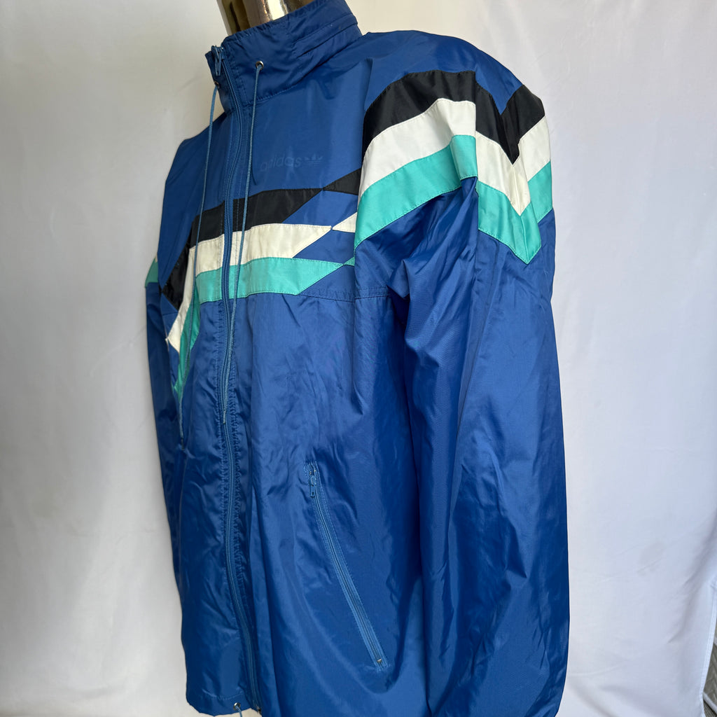 adidas 90er Vintage Windbreaker / Jacke – Gr. S (eher M)