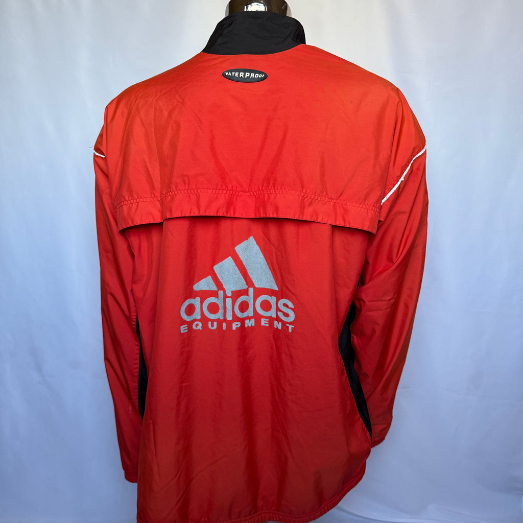 Adidas Equipment Jacke / Windbreaker– 90er Jahre Vintage - Größe XL