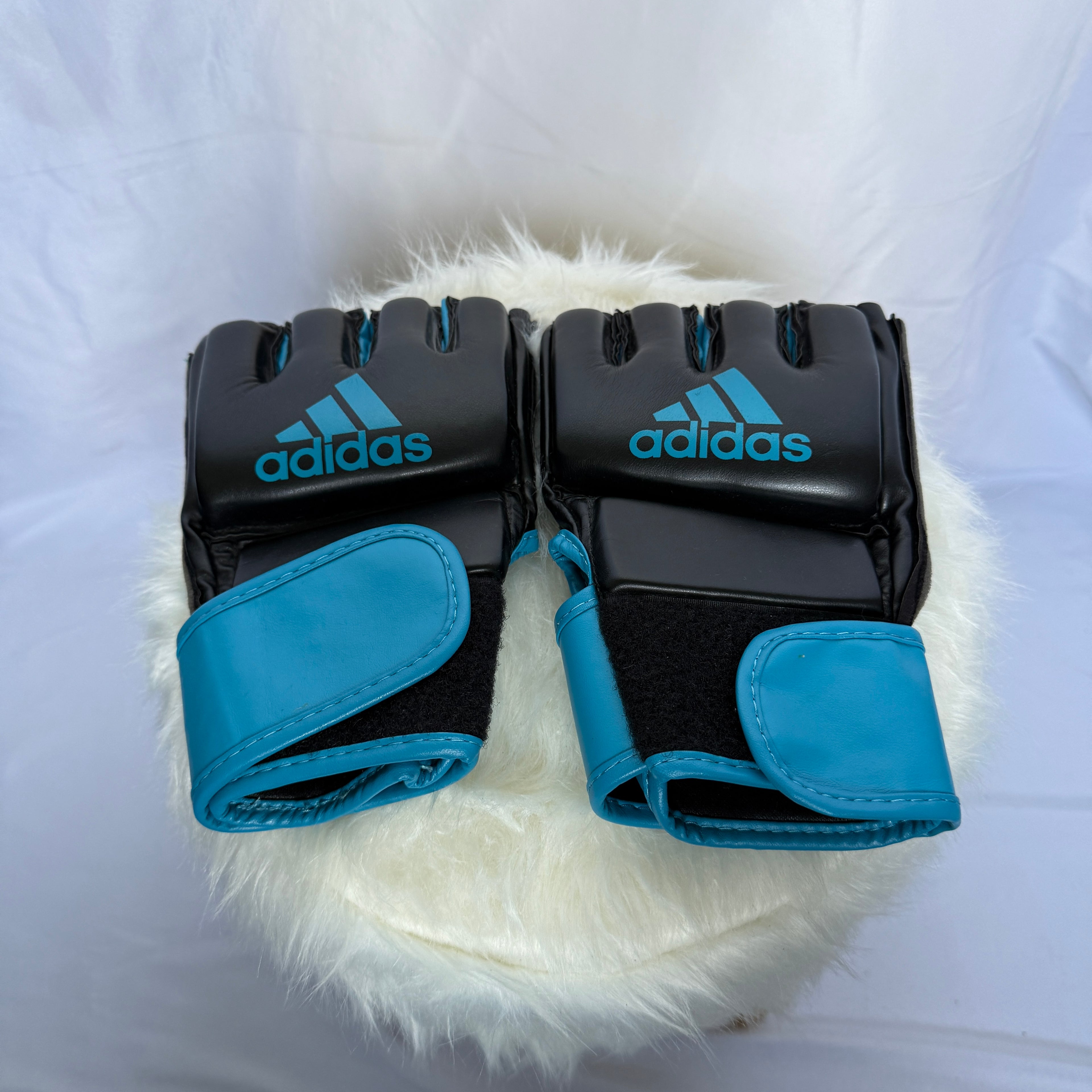 Adidas MMA / Grappling Handschuhe – Schwarz / Türkis