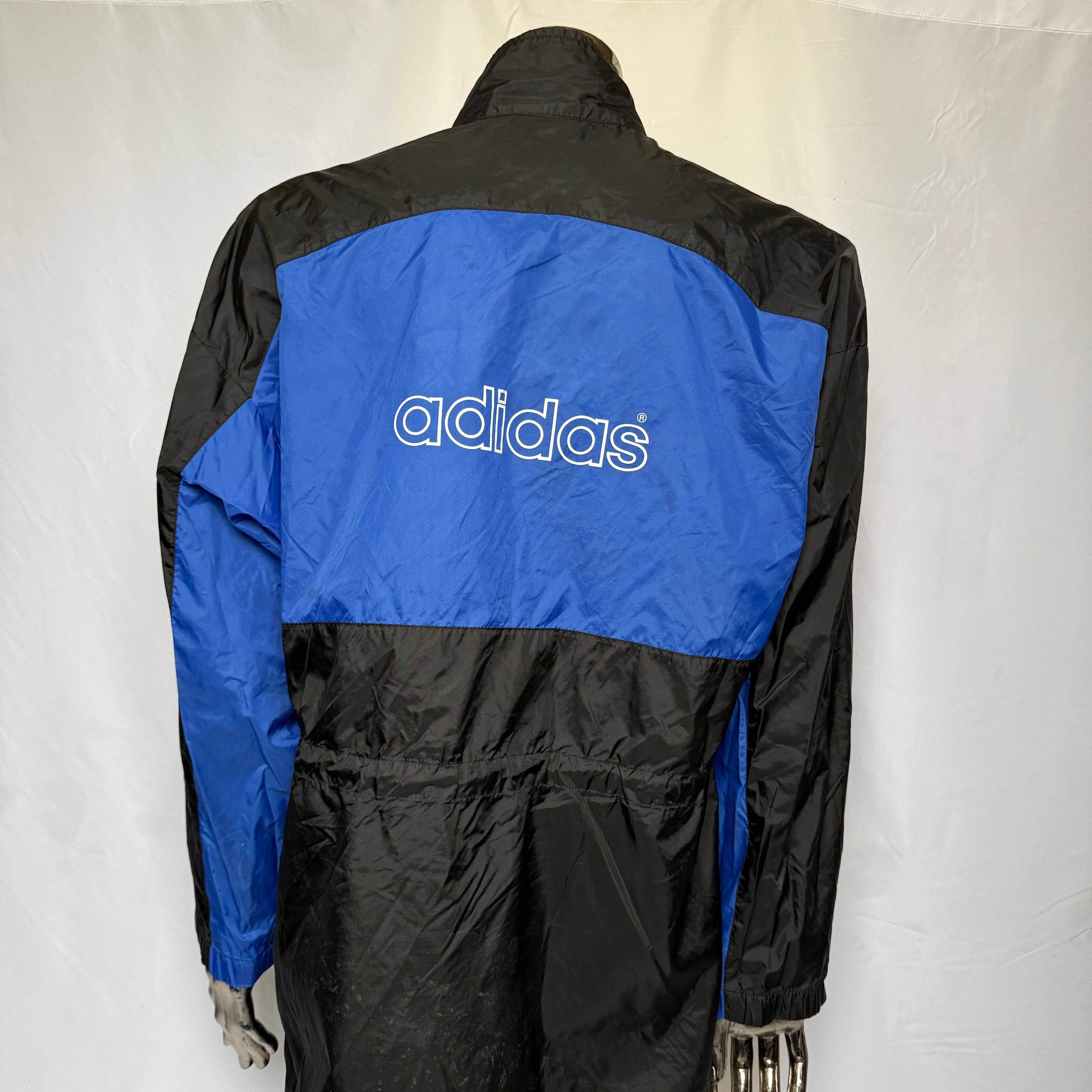 adidas 90er Vintage Windbreaker Jacke – Gr. M