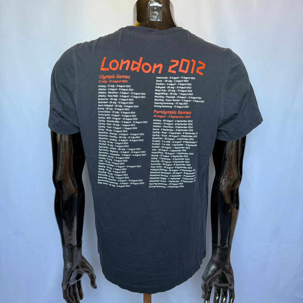 London 2012 Olympische Spiele T-Shirt – Official Product – Map Edition - Größe M