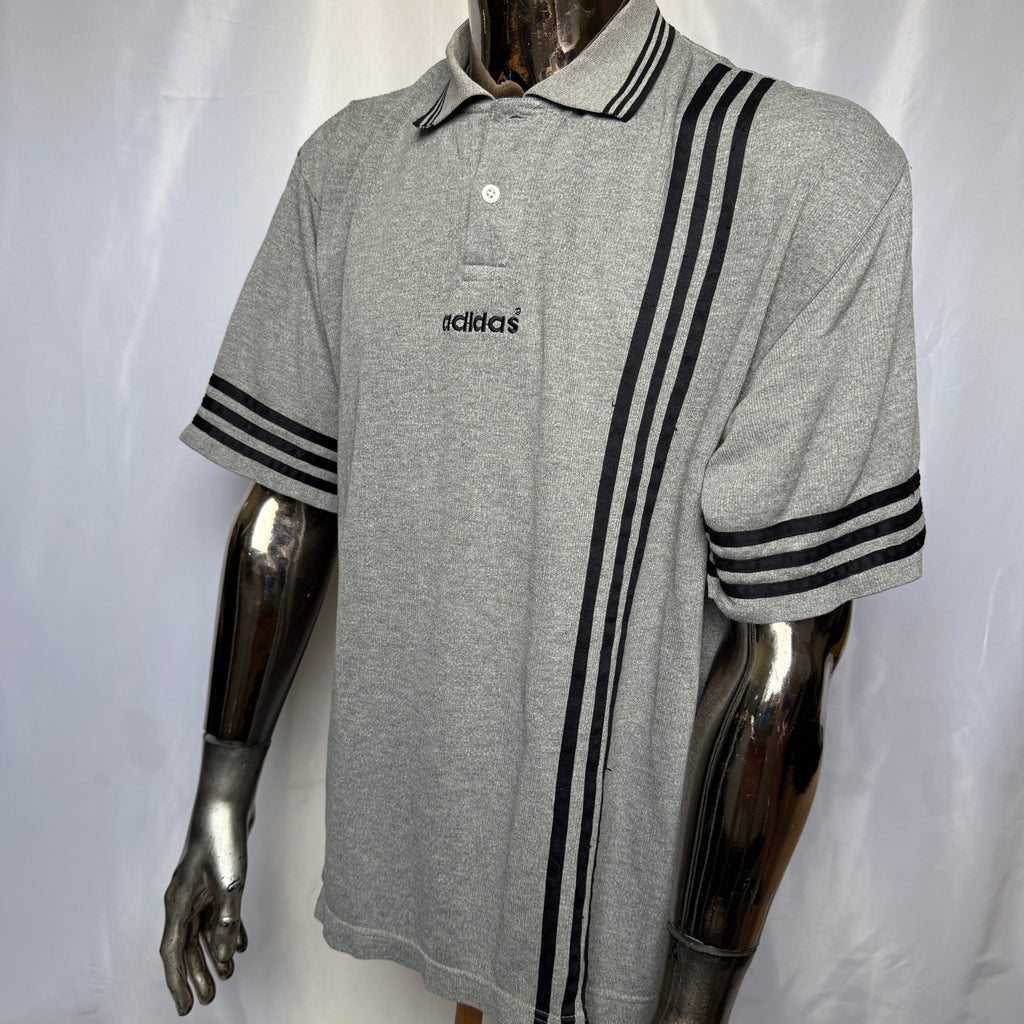Adidas Equipment Poloshirt / Polohemd – 90er Jahre Vintage - Größe L