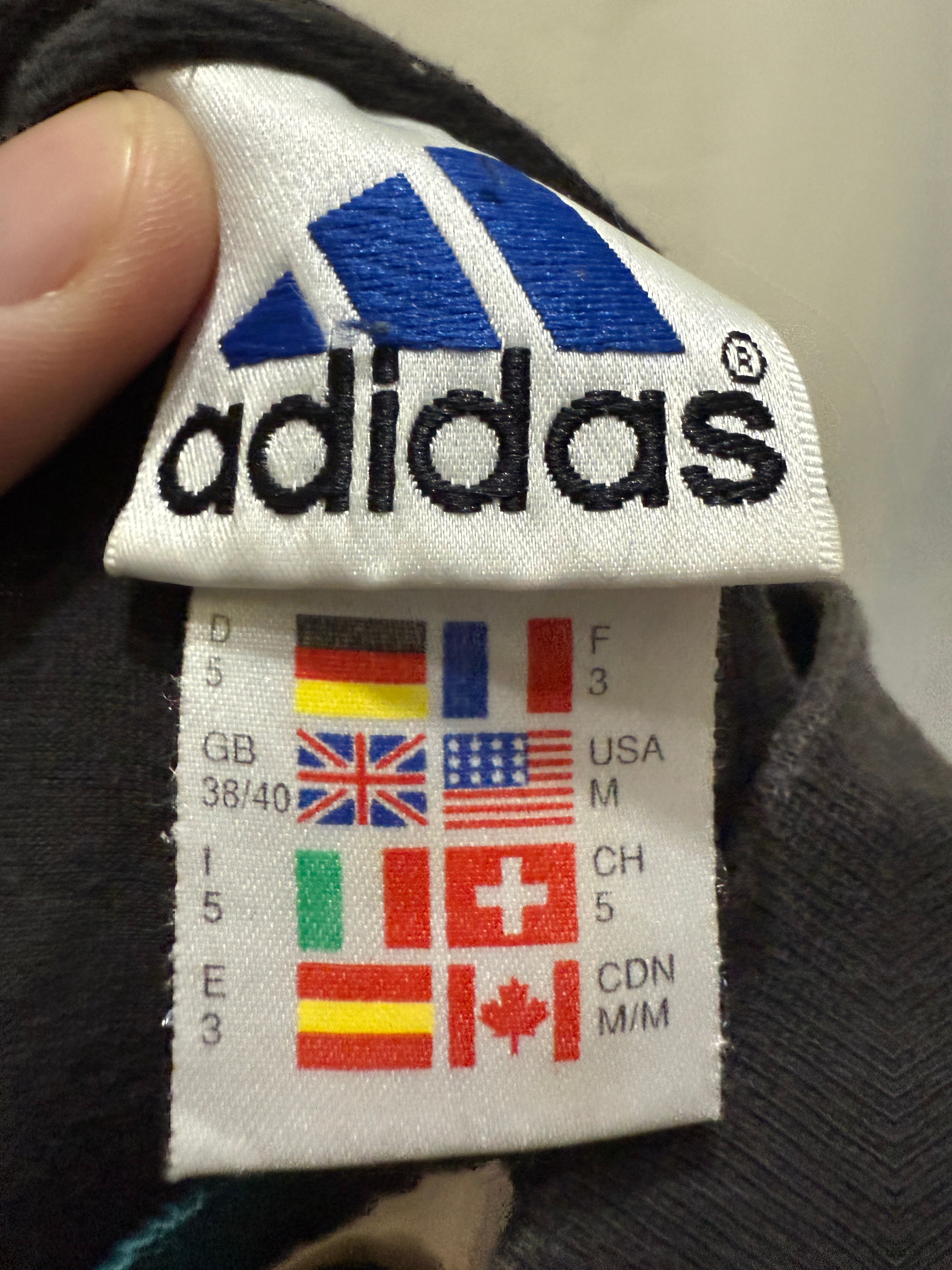 Adidas Equipment T-Shirt / Shirt – Made in Europe – 90er Jahre Vintage - Größe M