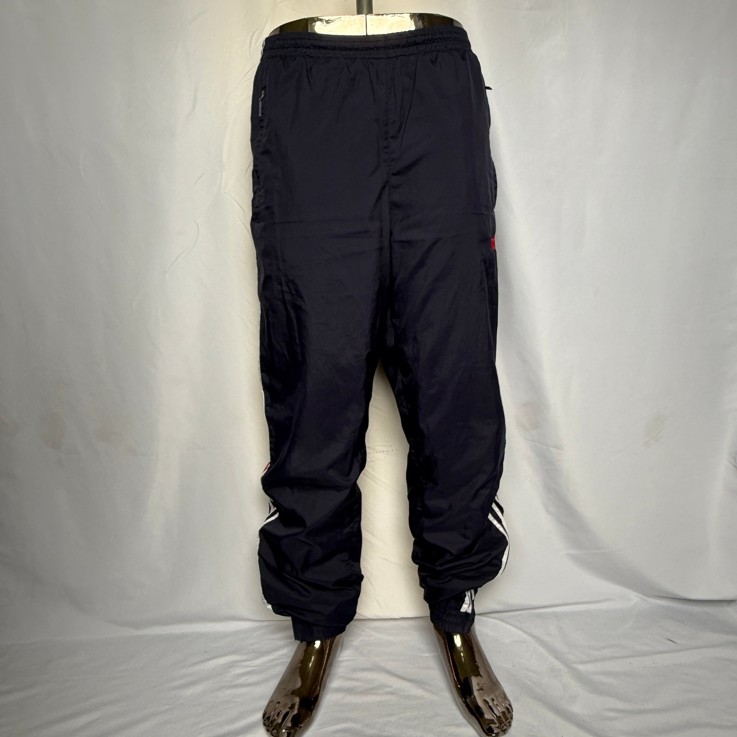 adidas 90er Vintage Trackpants / Jogginghose – Zip Leg – Y2K – Gr. M