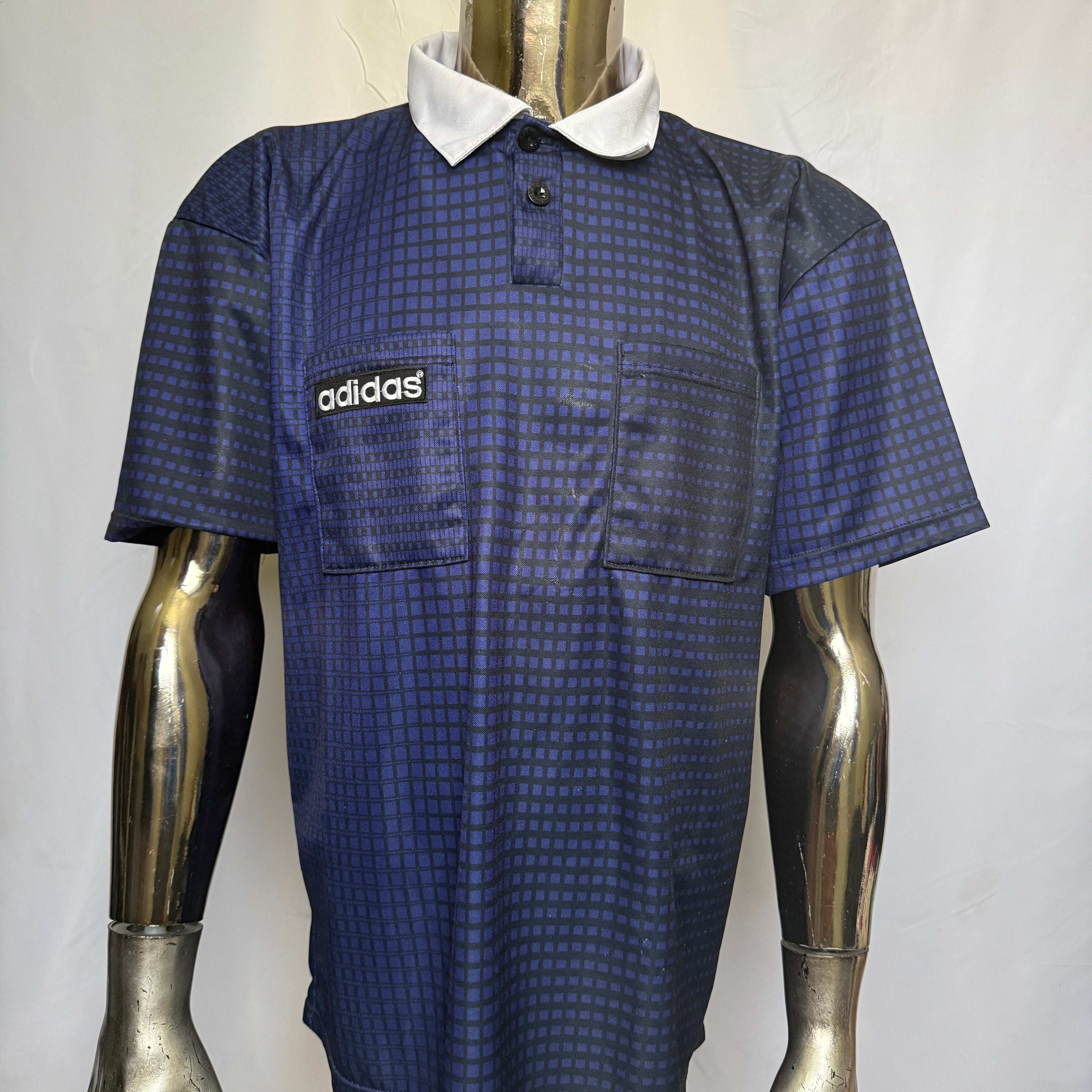 adidas 80er 90er Vintage Polo Shirt / Polohemd – Gr. L