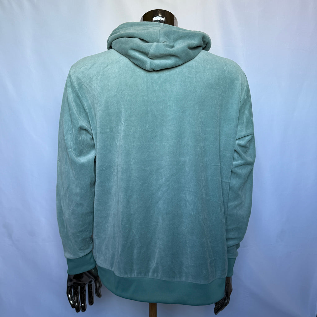 Adidas Originals Velours (Samt) Hoodie – Casual Vintage Style - Größe M