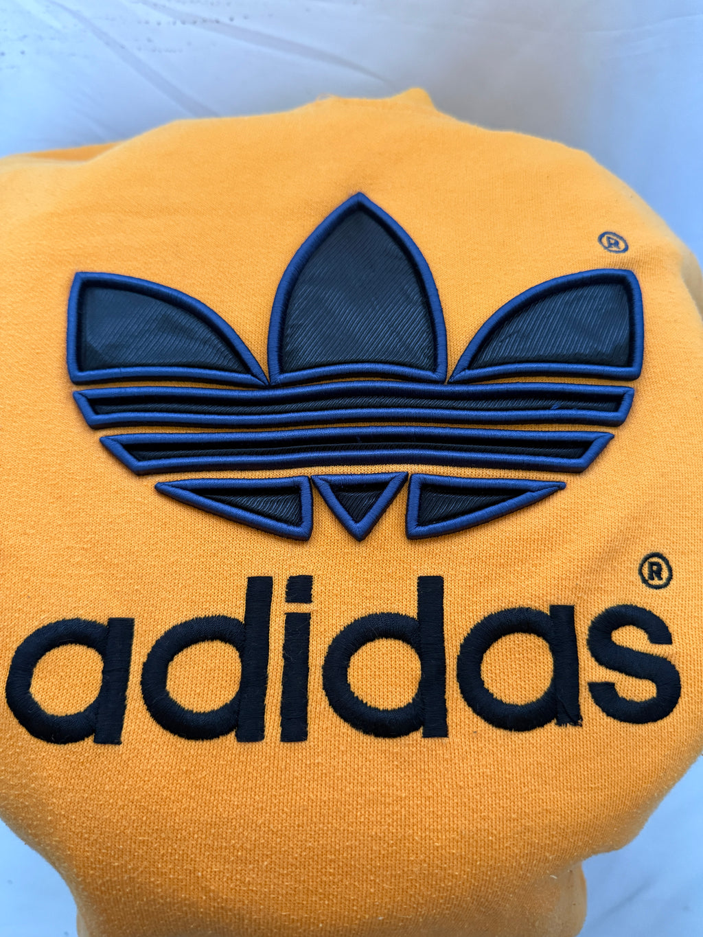 adidas 90er Vintage Sweatshirt / Pullover – Big Trefoil Logo Y2K – Gr. S