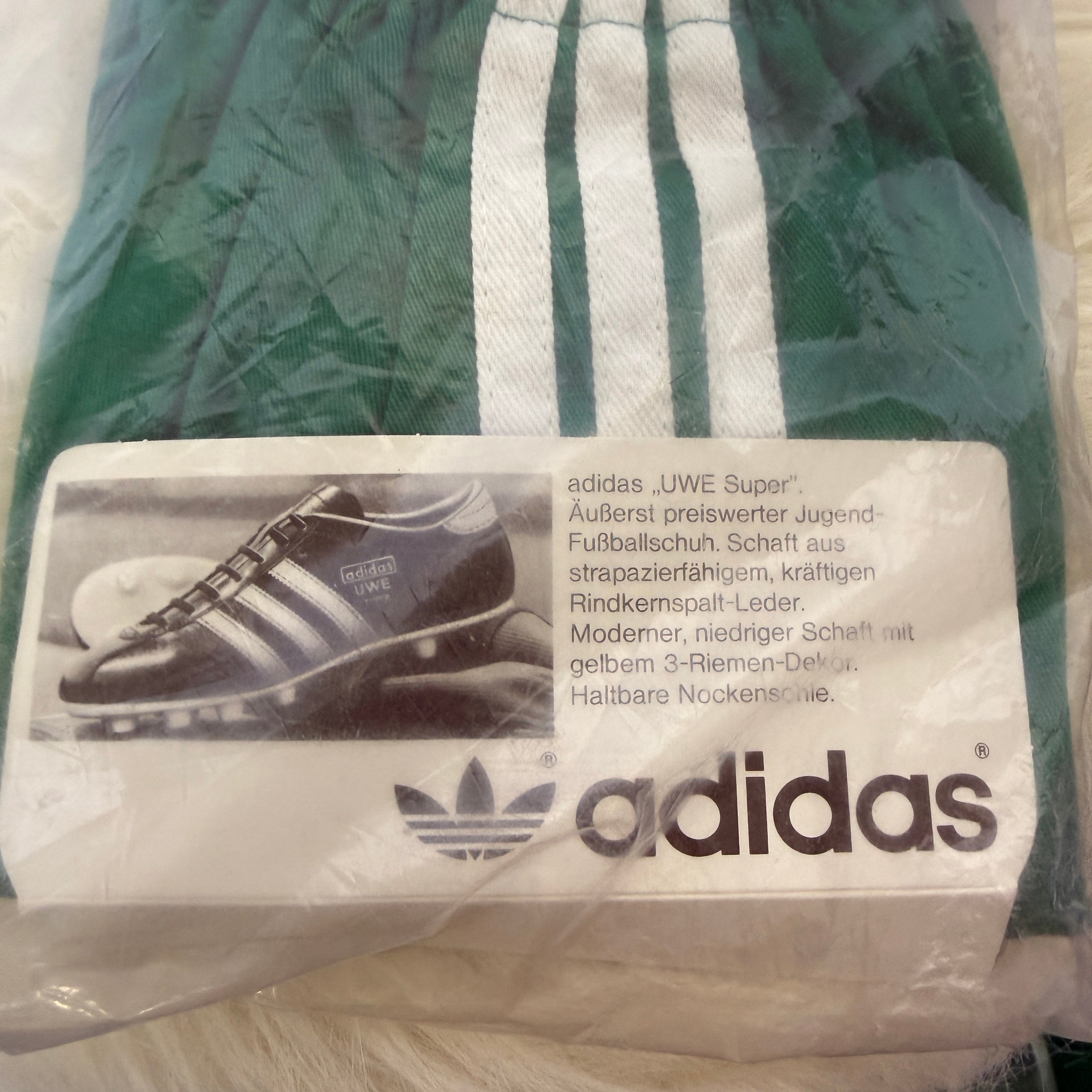 adidas 70er - 80er Vintage Sporthose / Shorts – Franz Beckenbauer – neu, Deadstock - Rarität Made in West Germany- Gr. 164