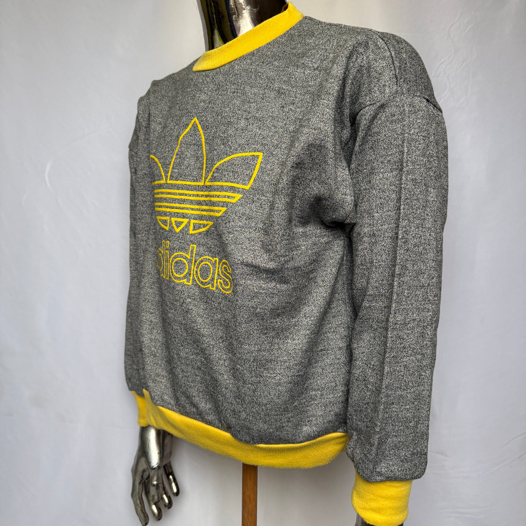 adidas 80er / 90er Vintage Trefoil Sweatshirt – Gr. S