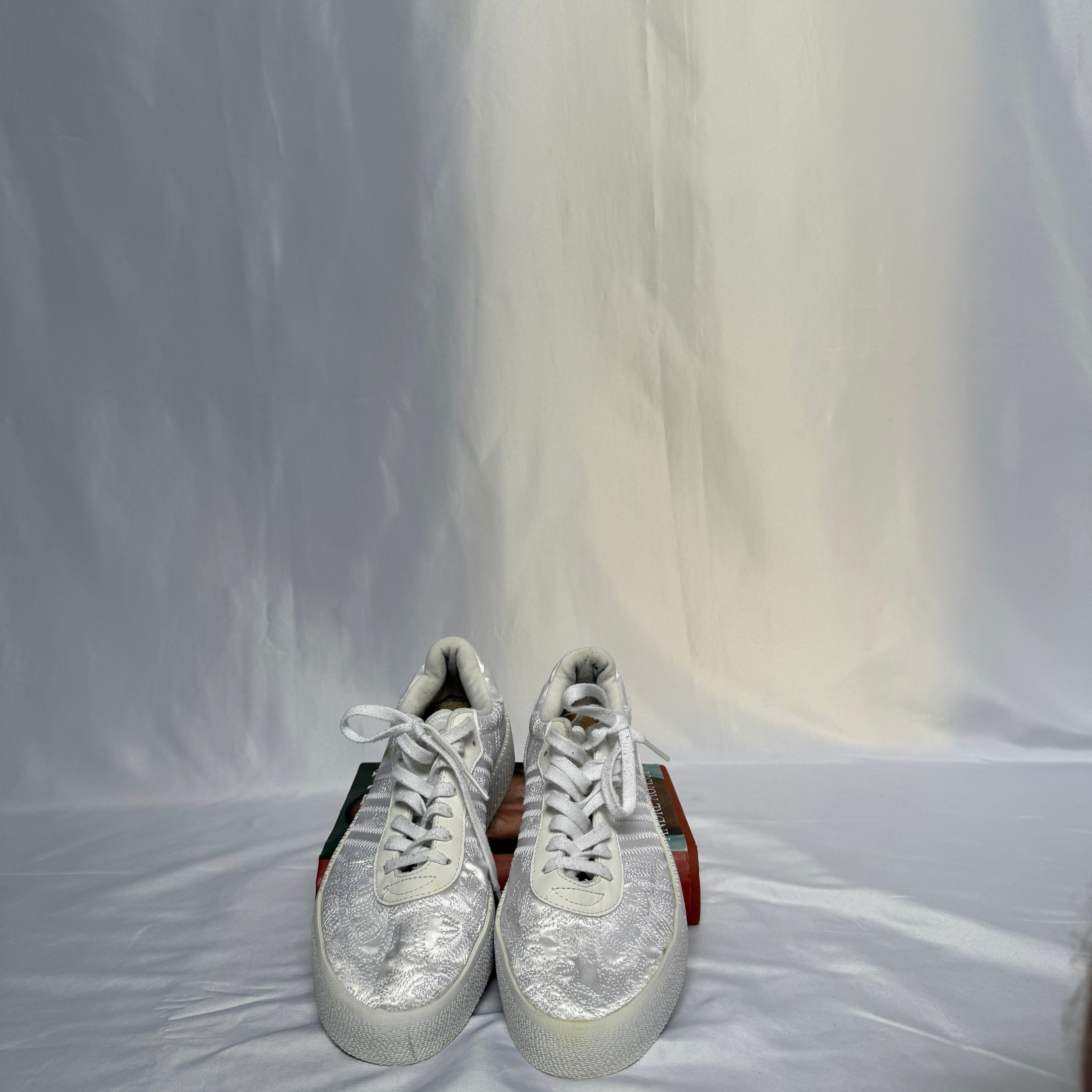 Adidas Samba OG W „White Metallic Gold“ – Größe 40 ⅔ (US 7,5)