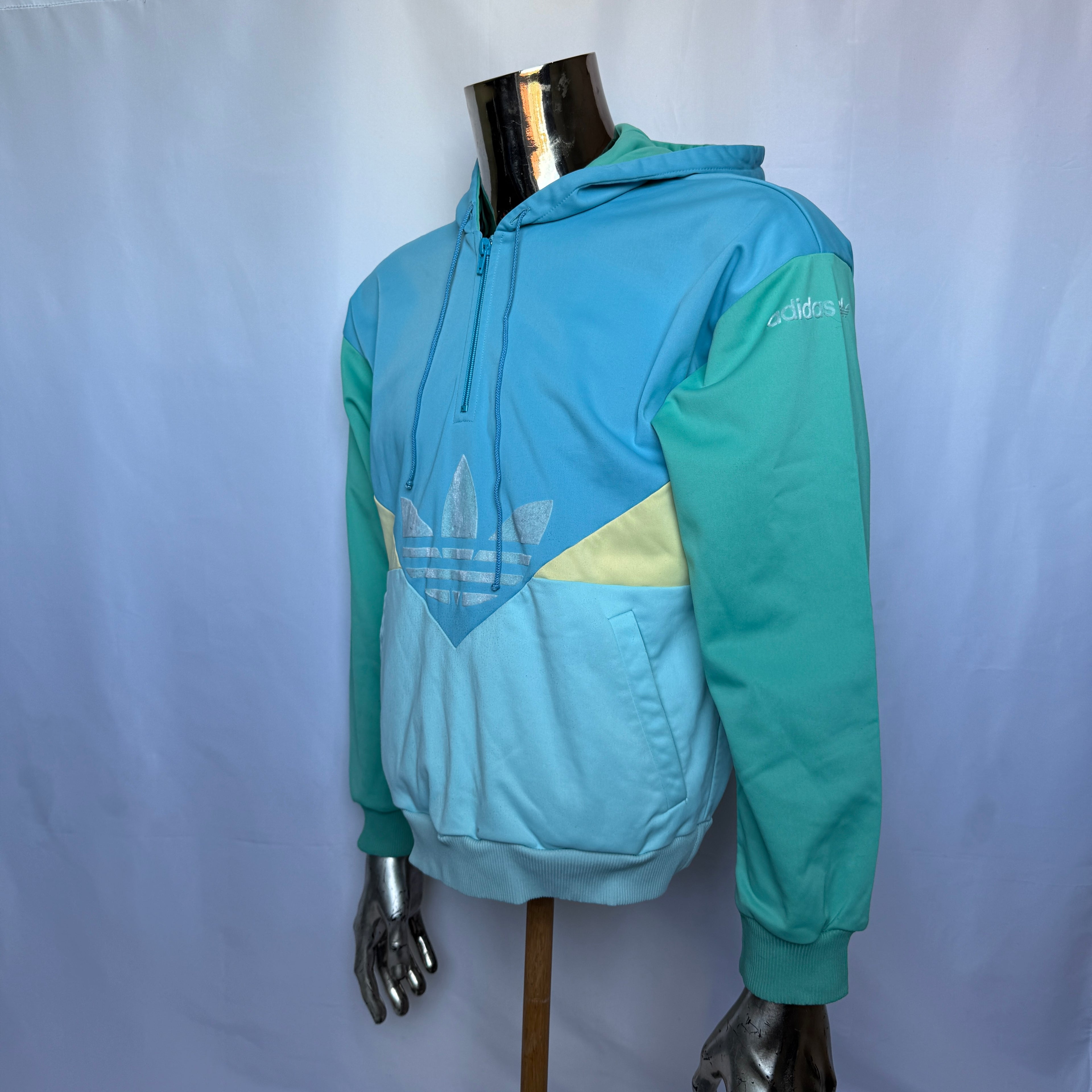 Adidas Hoodie „Made in West-Germany“ – 80er-90er Vintage - Größe M