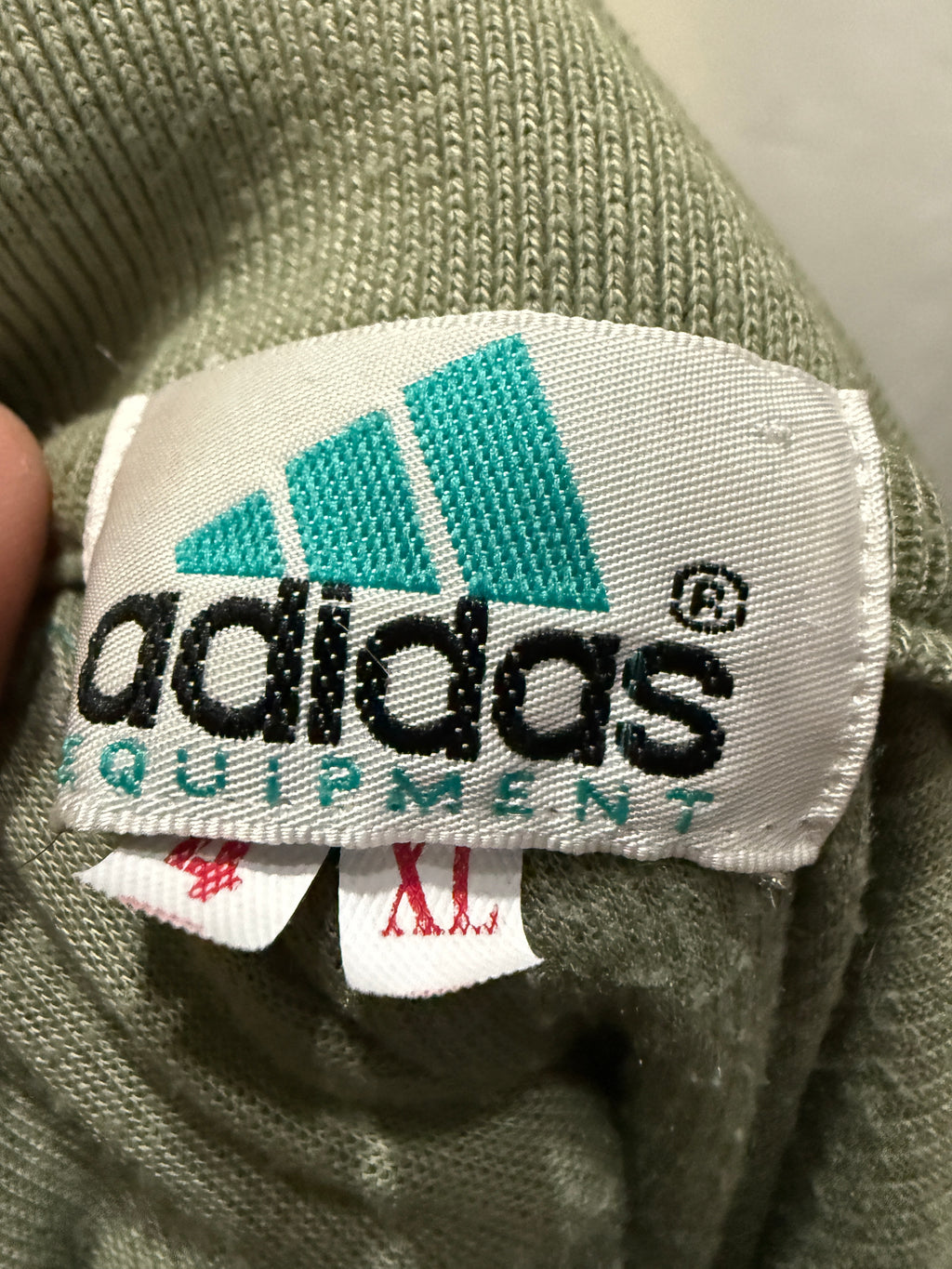 Adidas Equipment Polo Shirt – frühe 90er Vintage – Oversized Fit - Größe 4XL