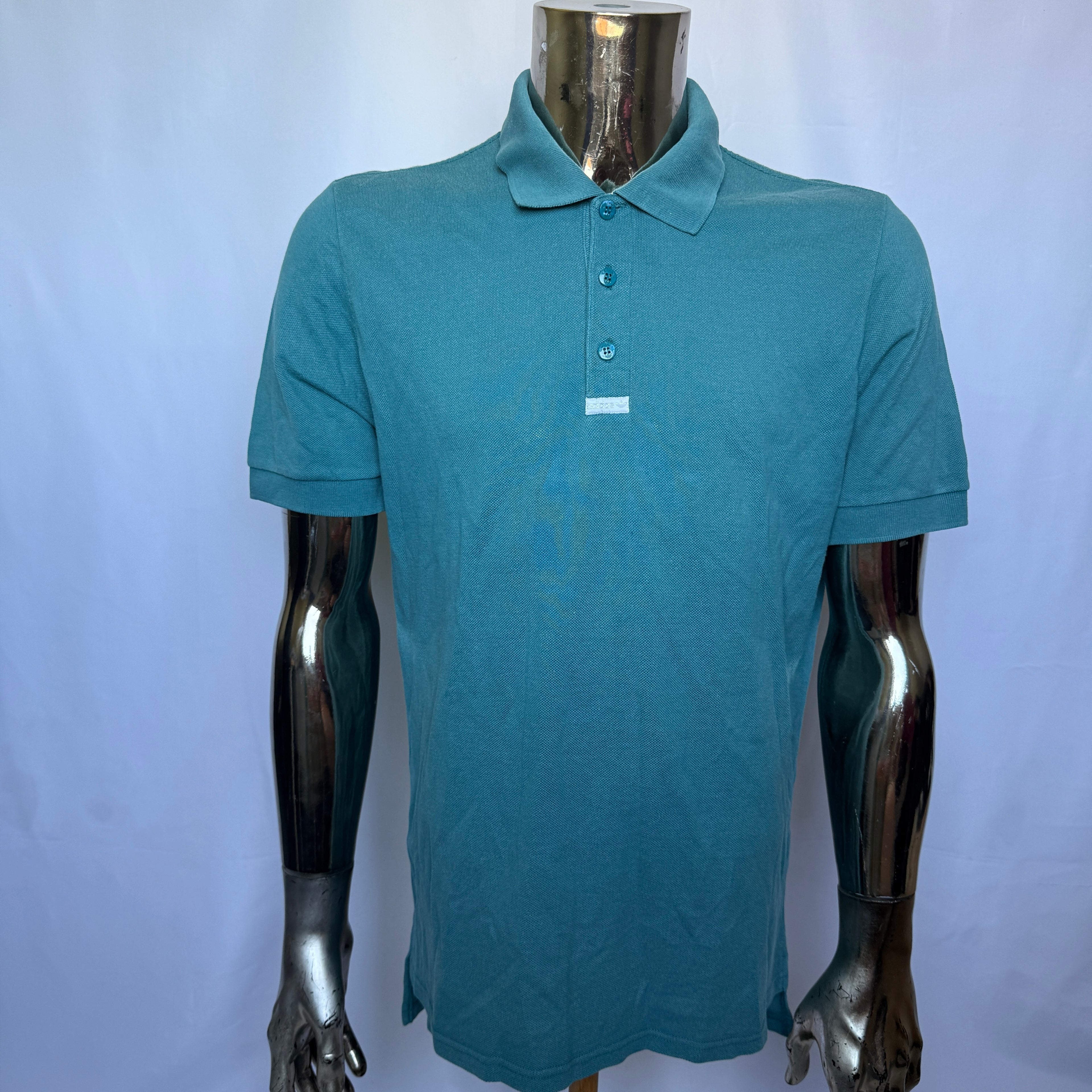 Adidas Originals Polo Shirt – Trefoil Logo – späte 90er Vintage - Größe XL